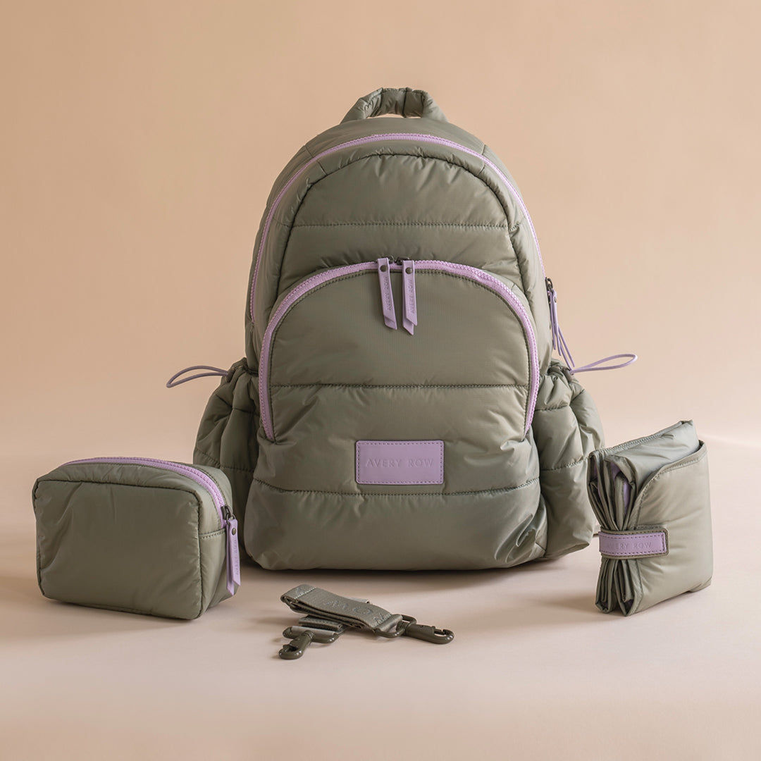 Baby Changing Backpack - Olive
