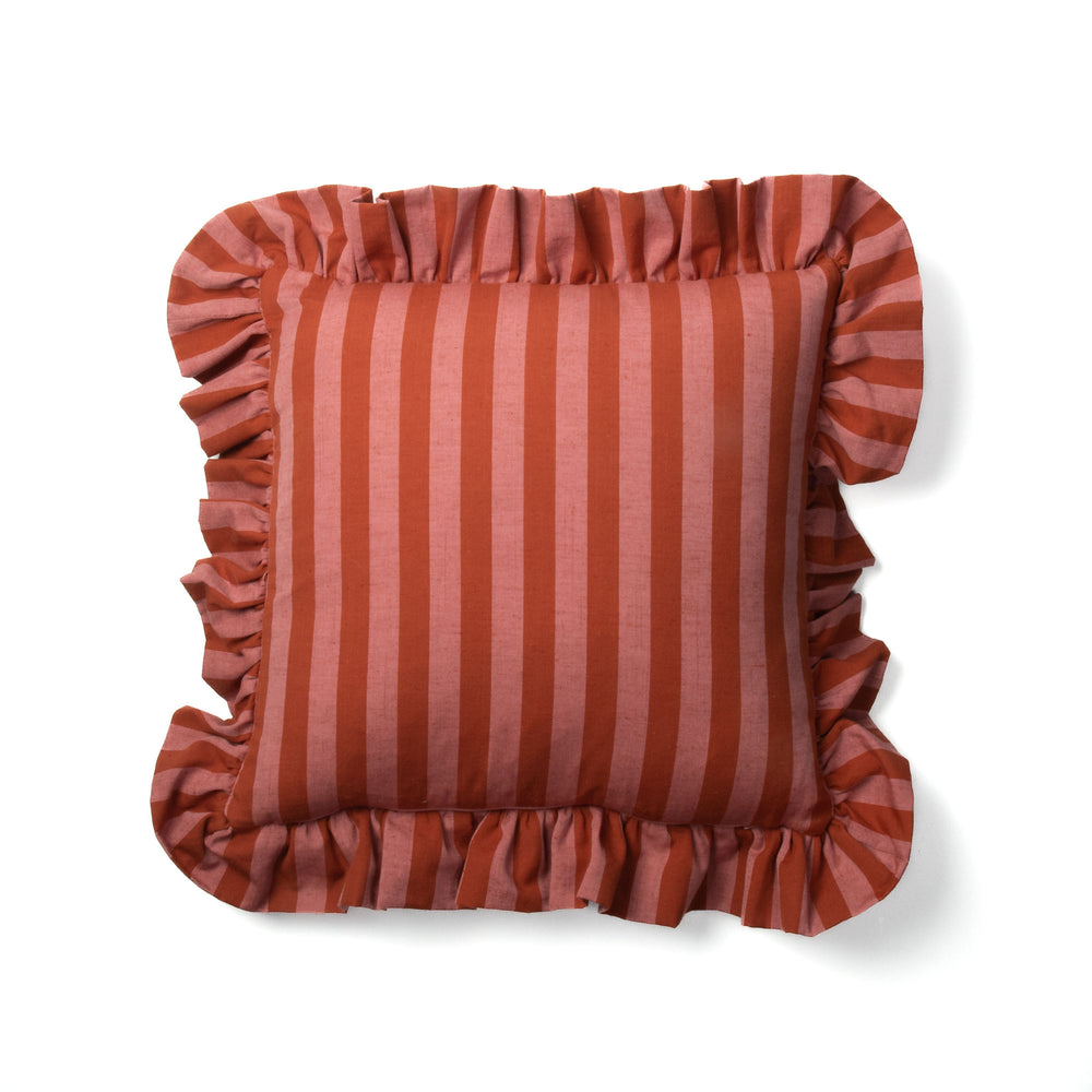 Organic Cotton Ruffle Cushion - Mon Cheri