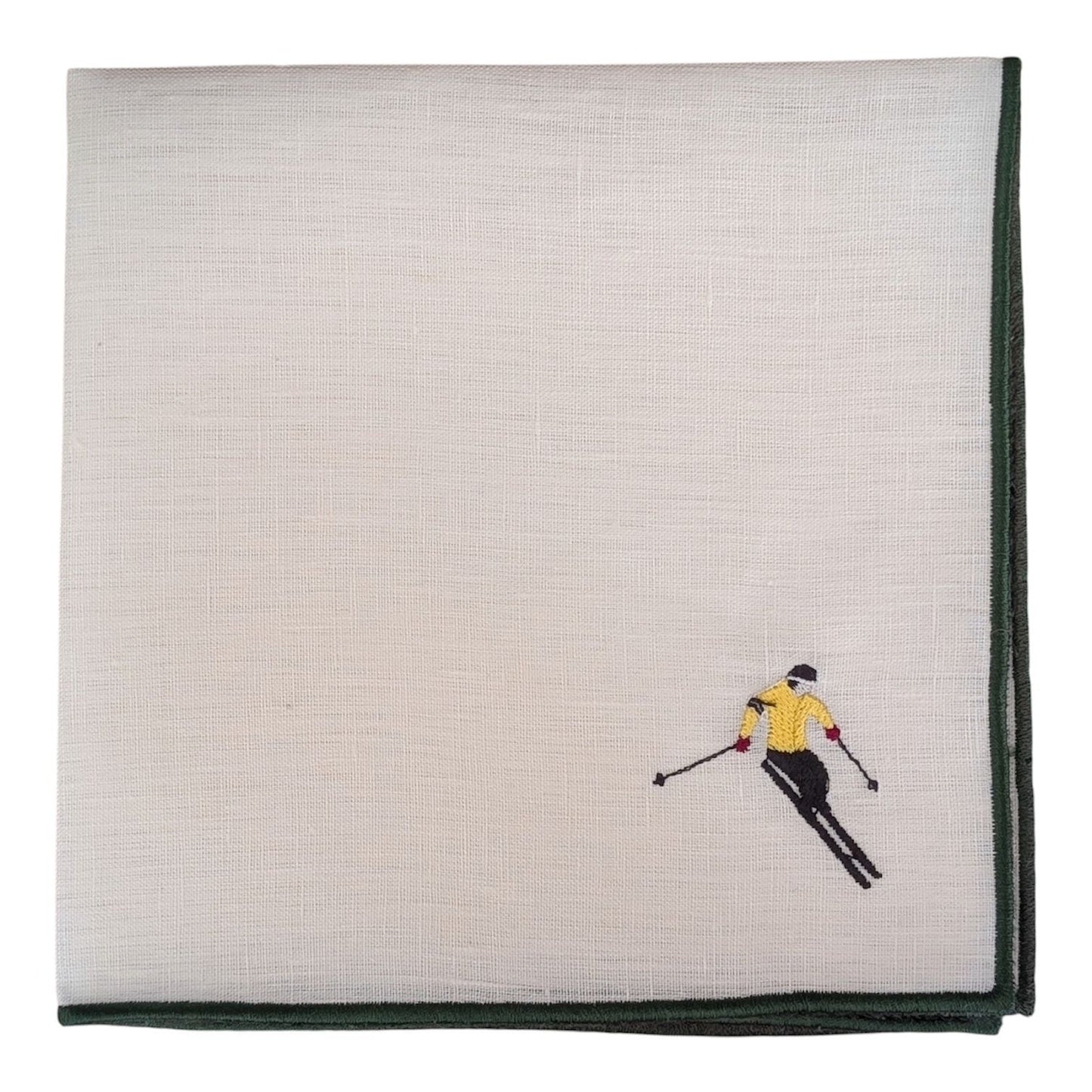 SKI - Skiiing Embroidery Table Napkin (set of 6)