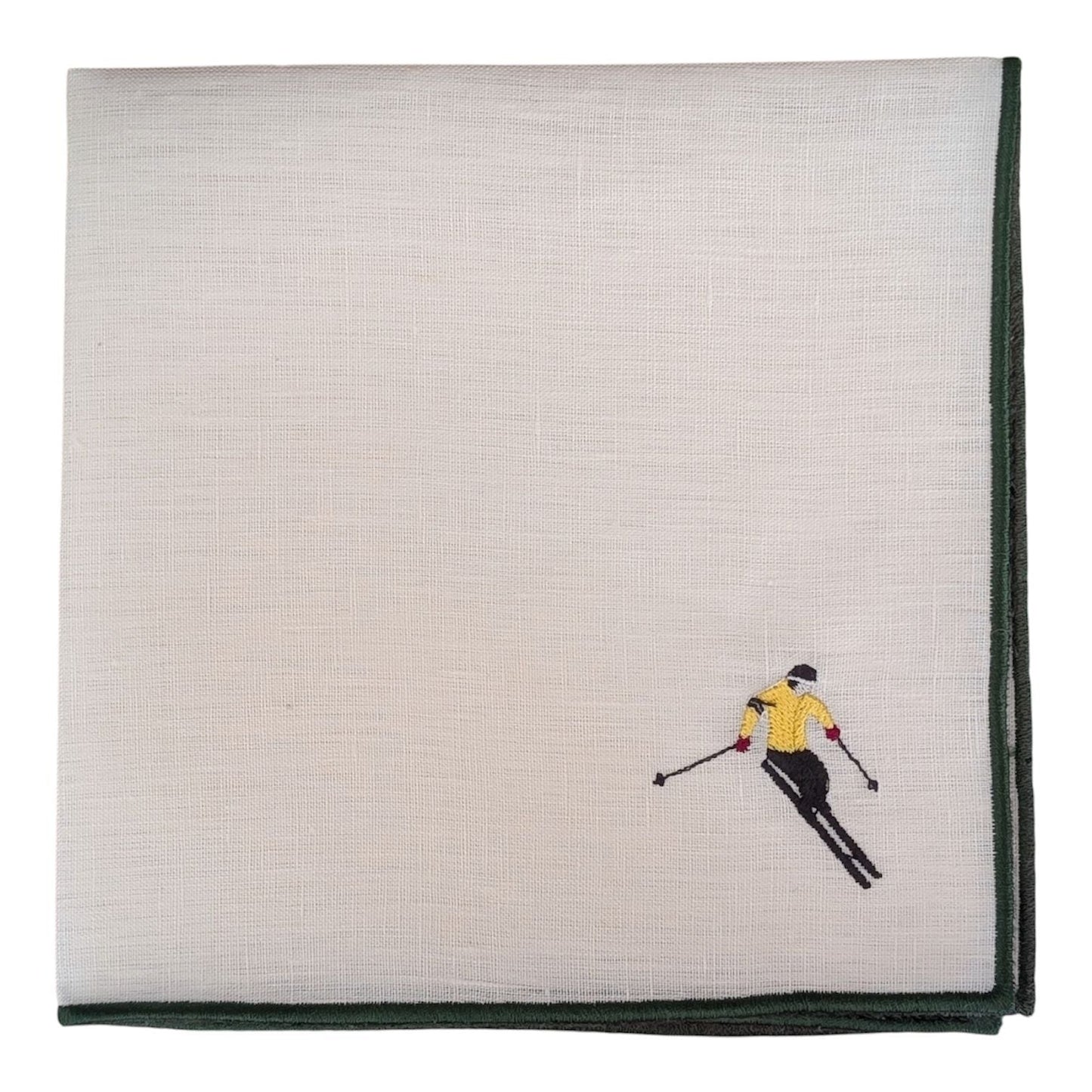 SKI - Skiiing Embroidery Table Napkin (set of 6)