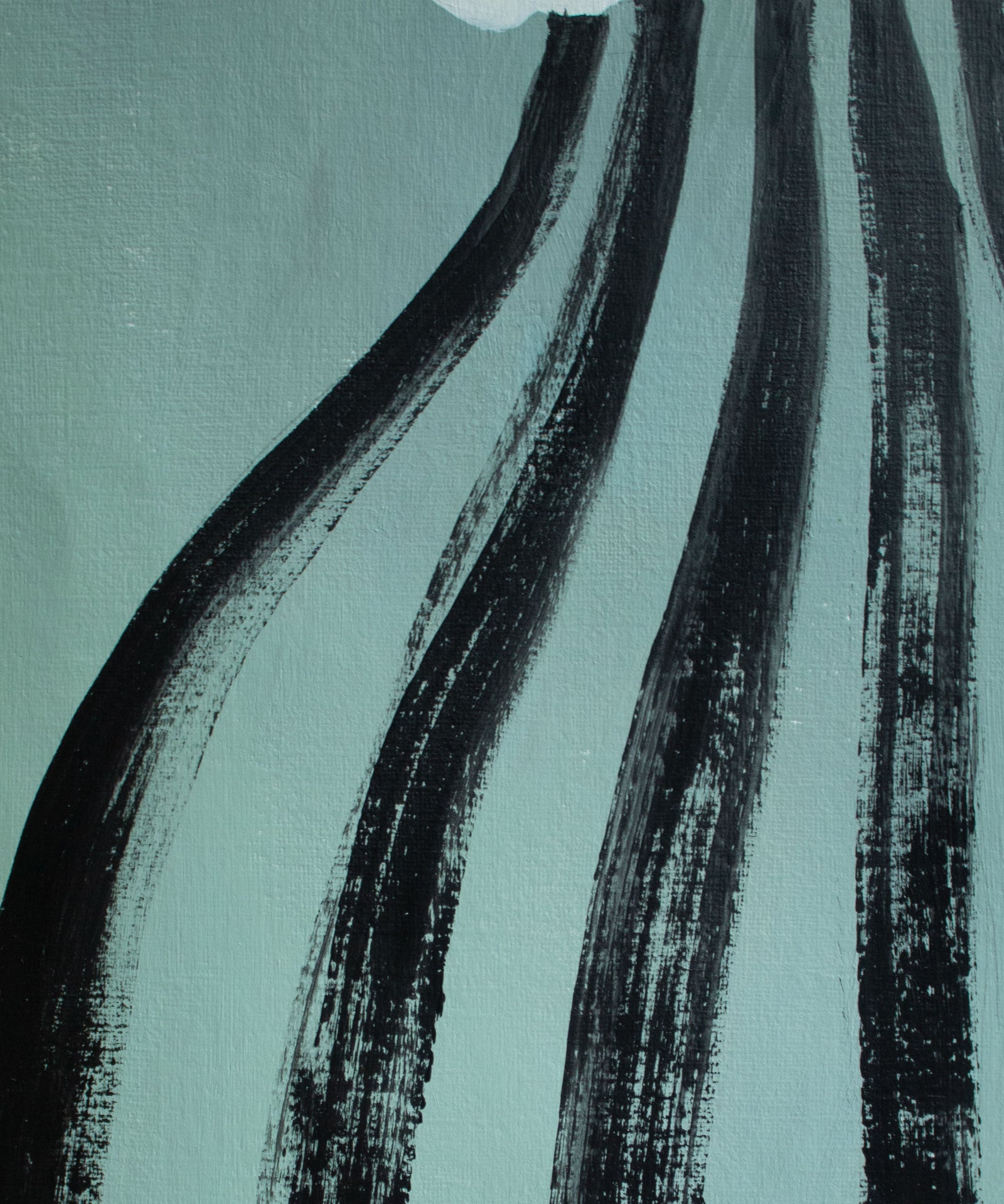 Large Vase on Sage, Giclée Print