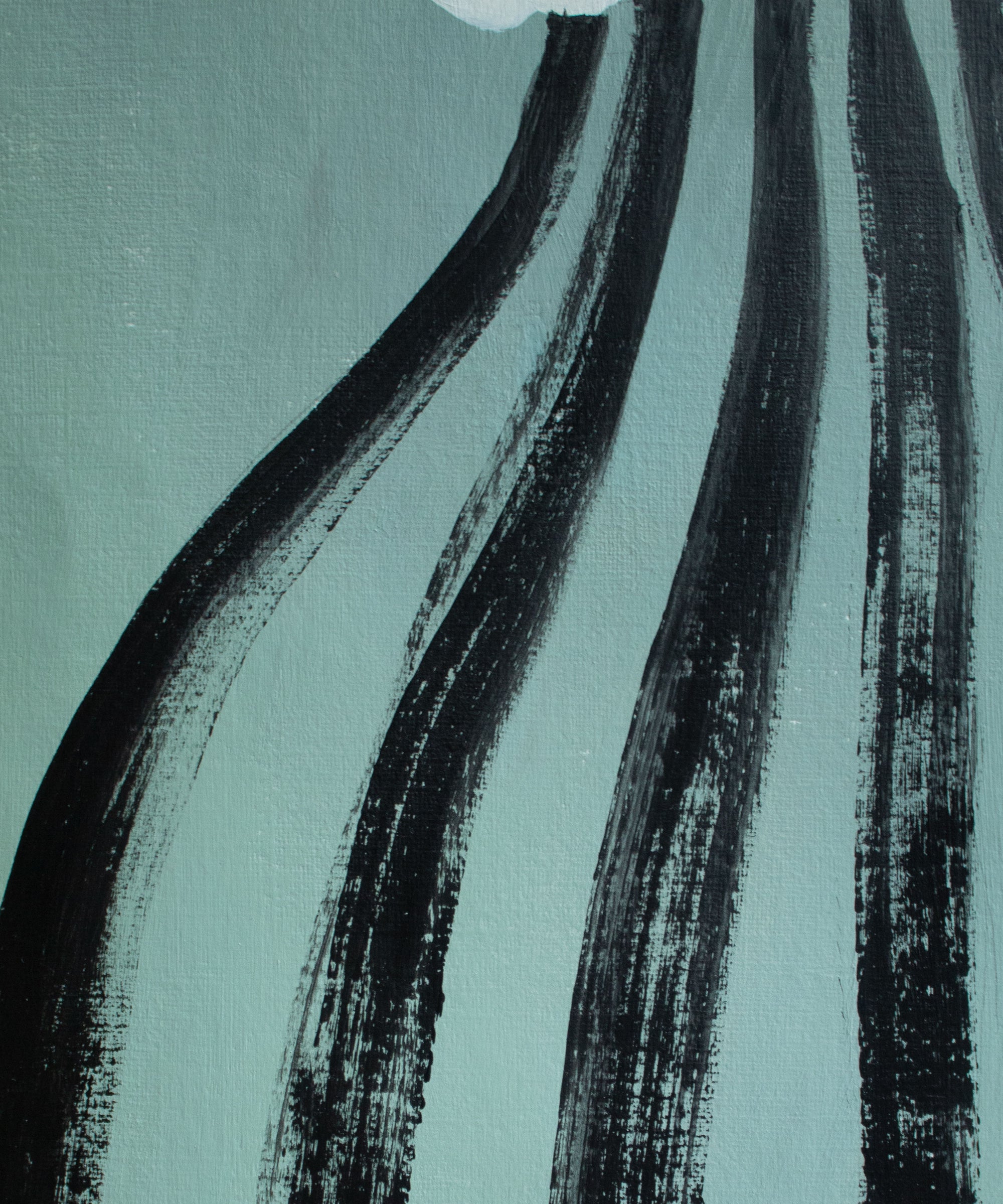 Large Vase on Sage, Giclée Print