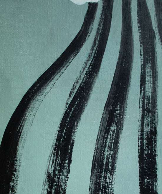 Large Vase on Sage, Giclée Print