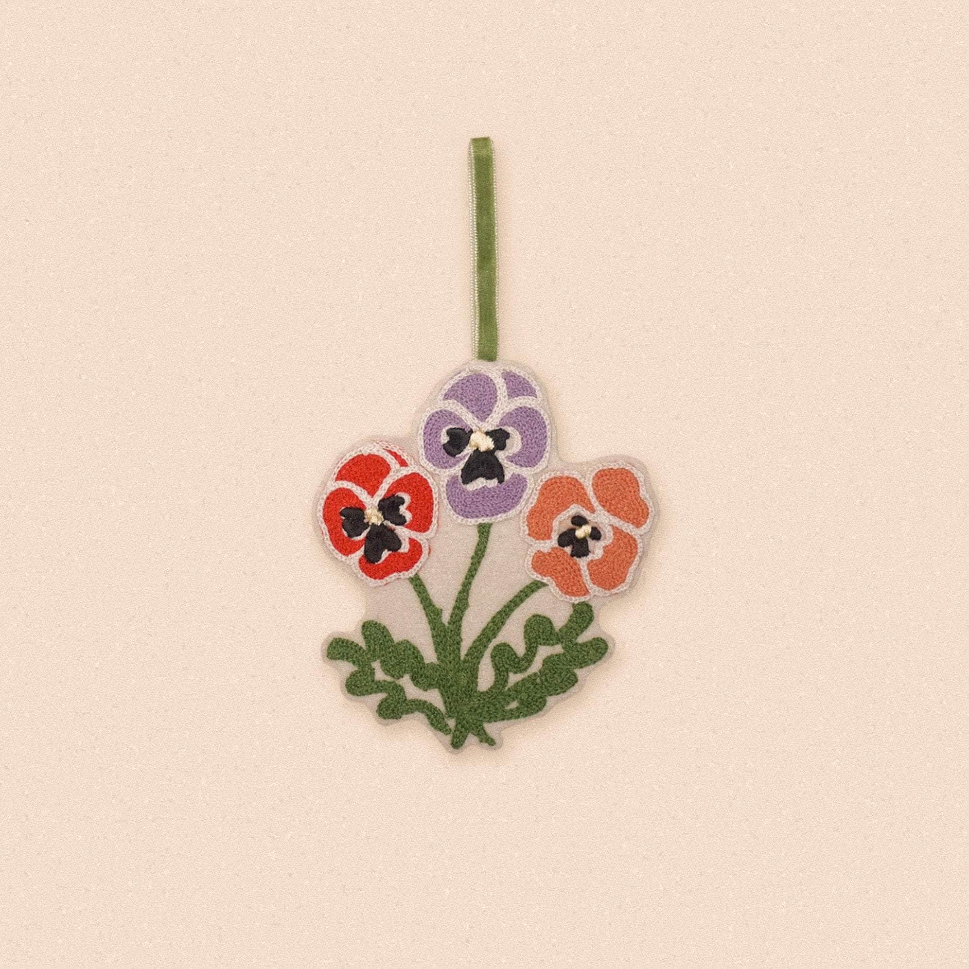 Winter Pansy Christmas Decoration