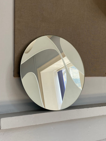 Curves' Frosted Mirror