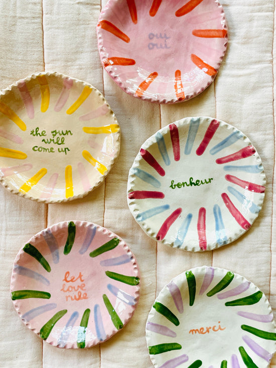 Handmade Trinket Dish - THE SUN WILL COME UP