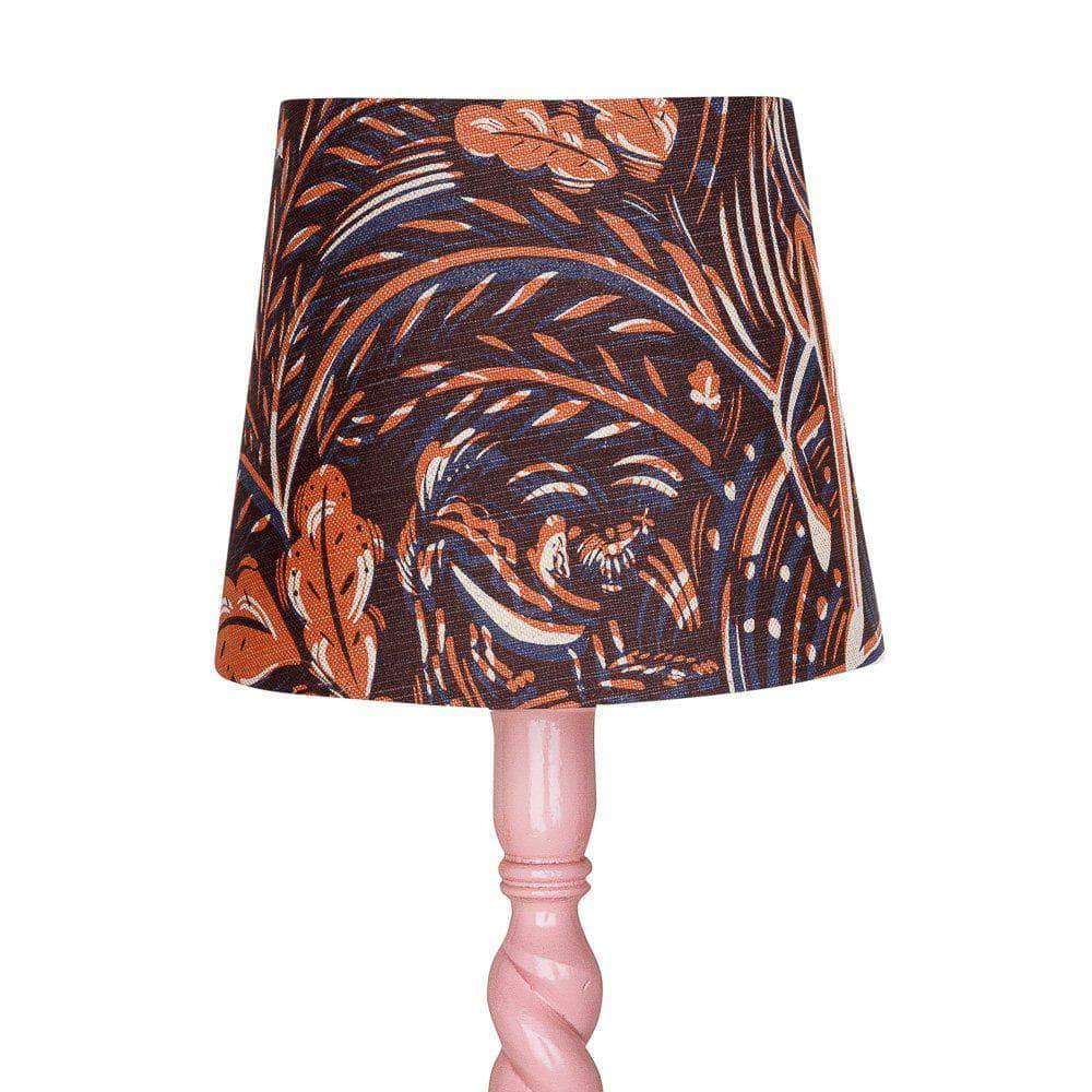 Staffordshire Empire Shade in Navy and Rust