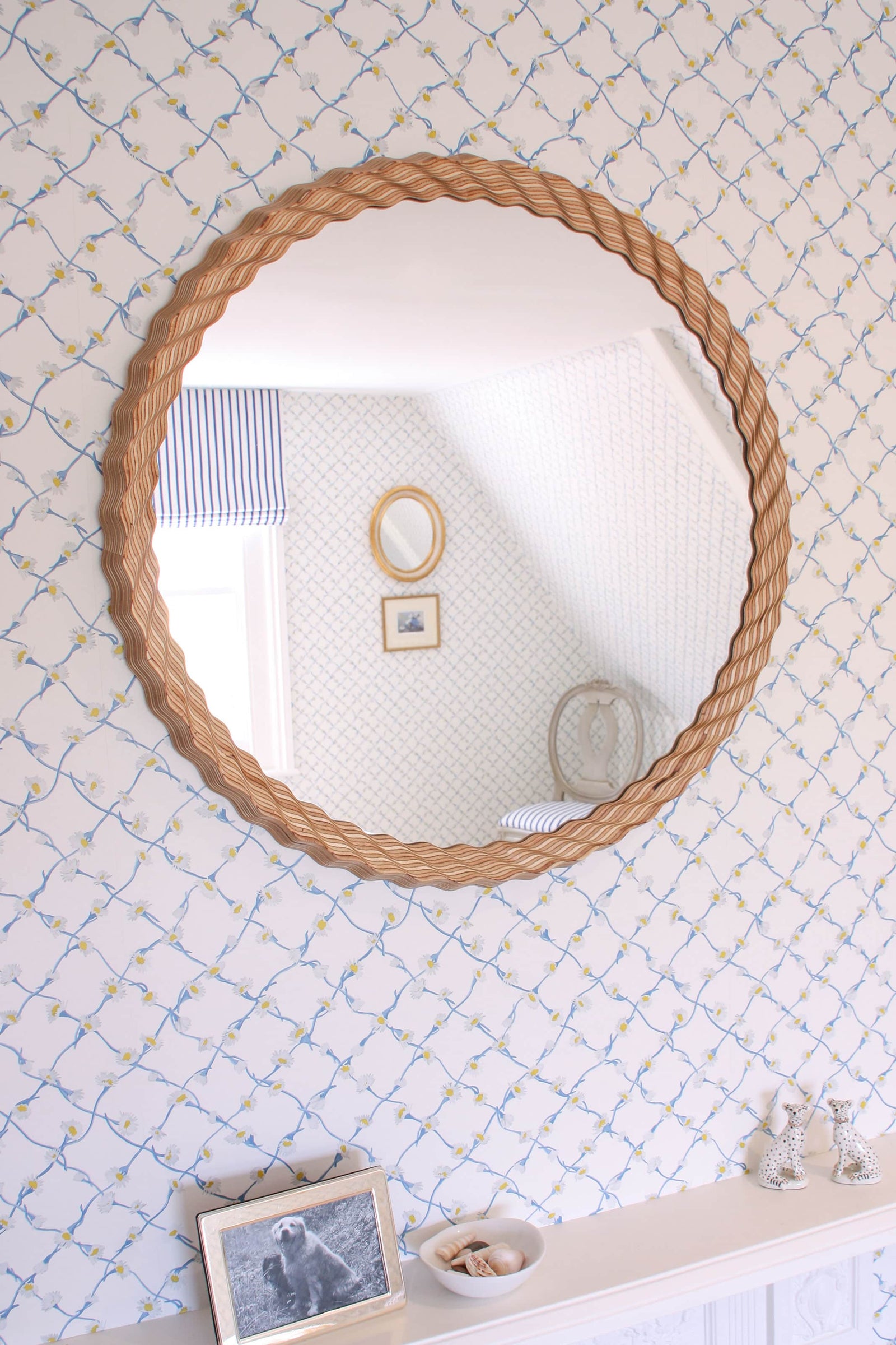 Kruller Midi Mirror - Birch Plywood
