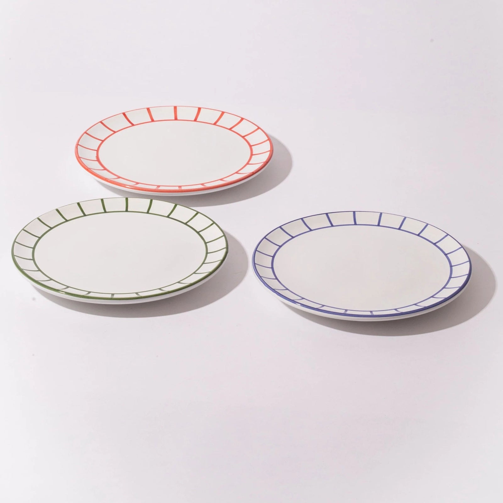 Lunch Plate - Royal Blue Fence