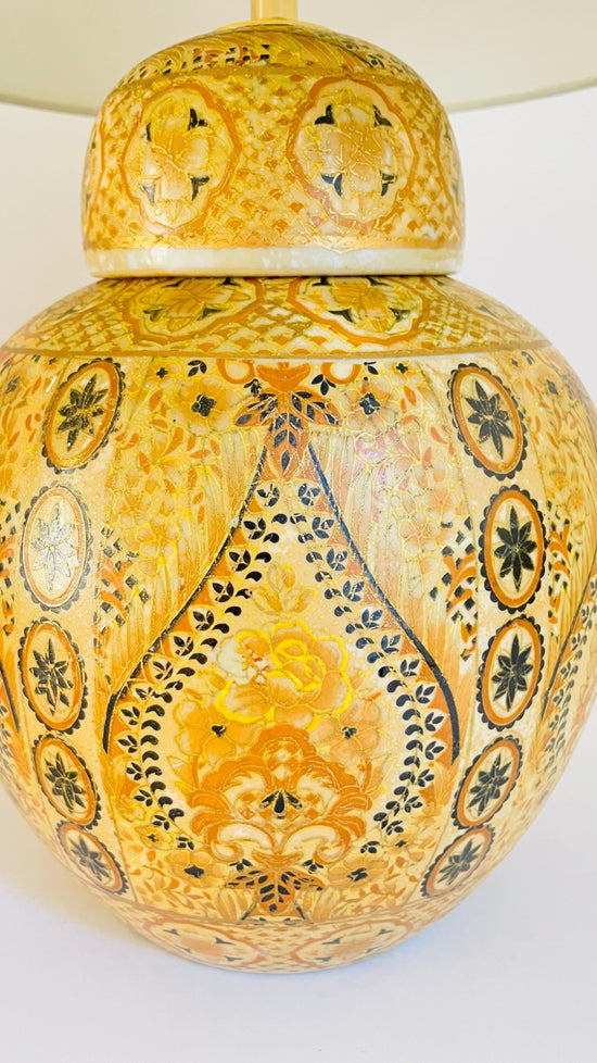 Antique Chinese Globe Lamp