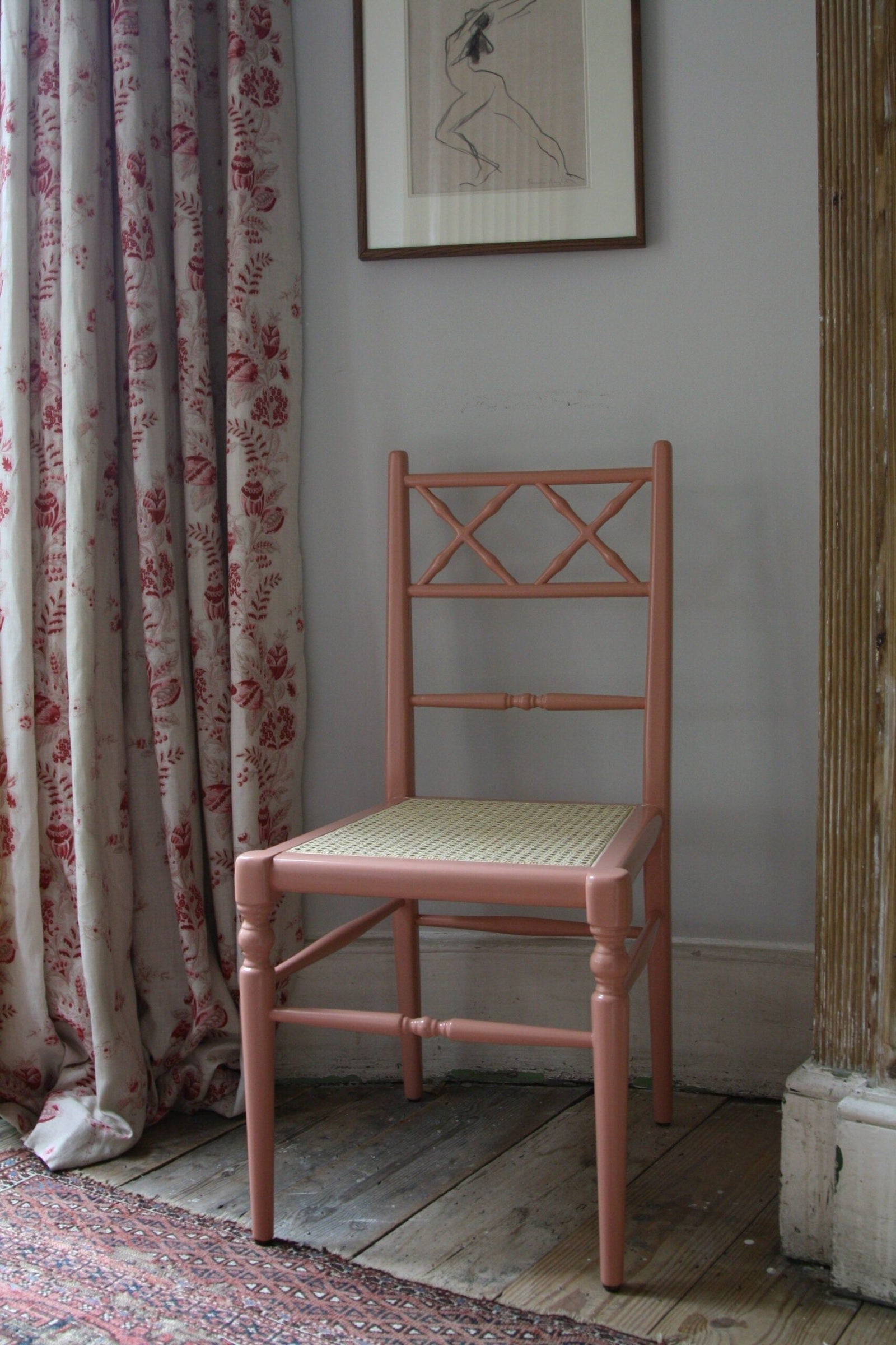 Pair of Chiara Dining Chairs, Terracotta