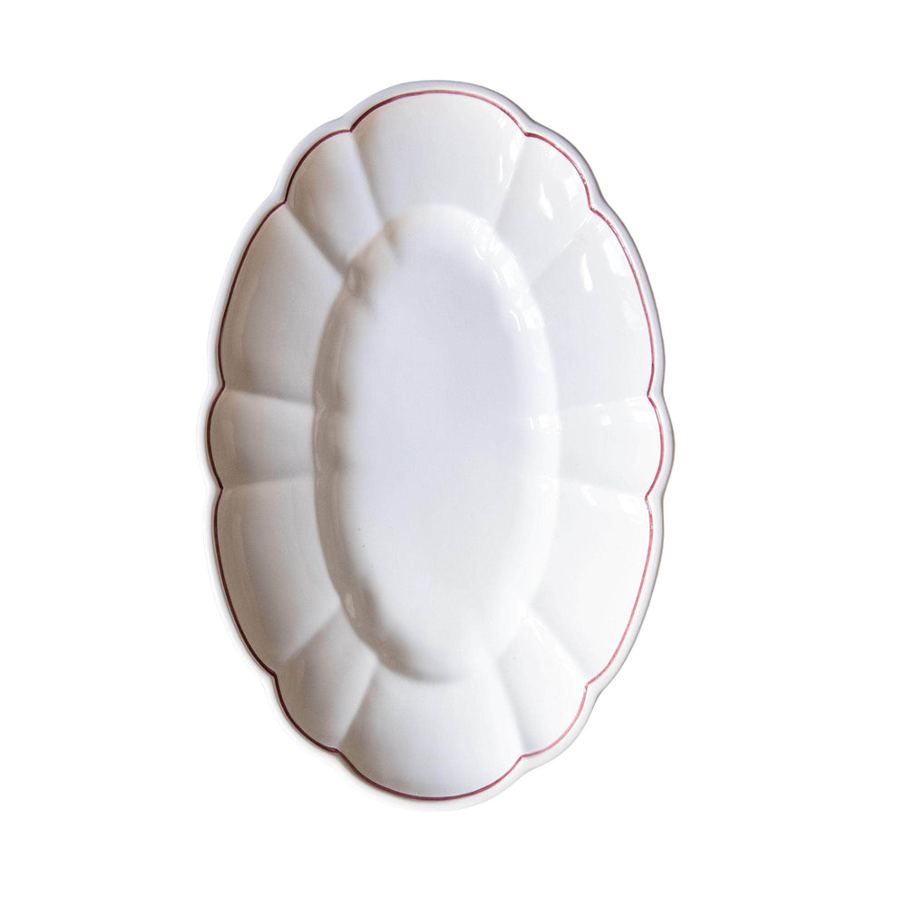 Romilly Serving Dish, Red