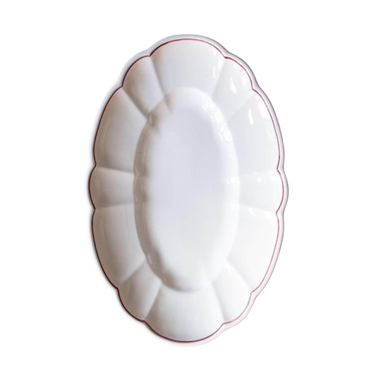 Romilly Serving Dish, Red