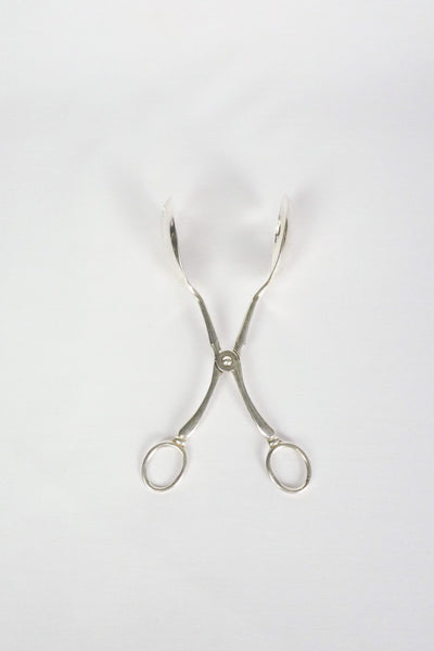 Silver Plate Hinged Salad Servers