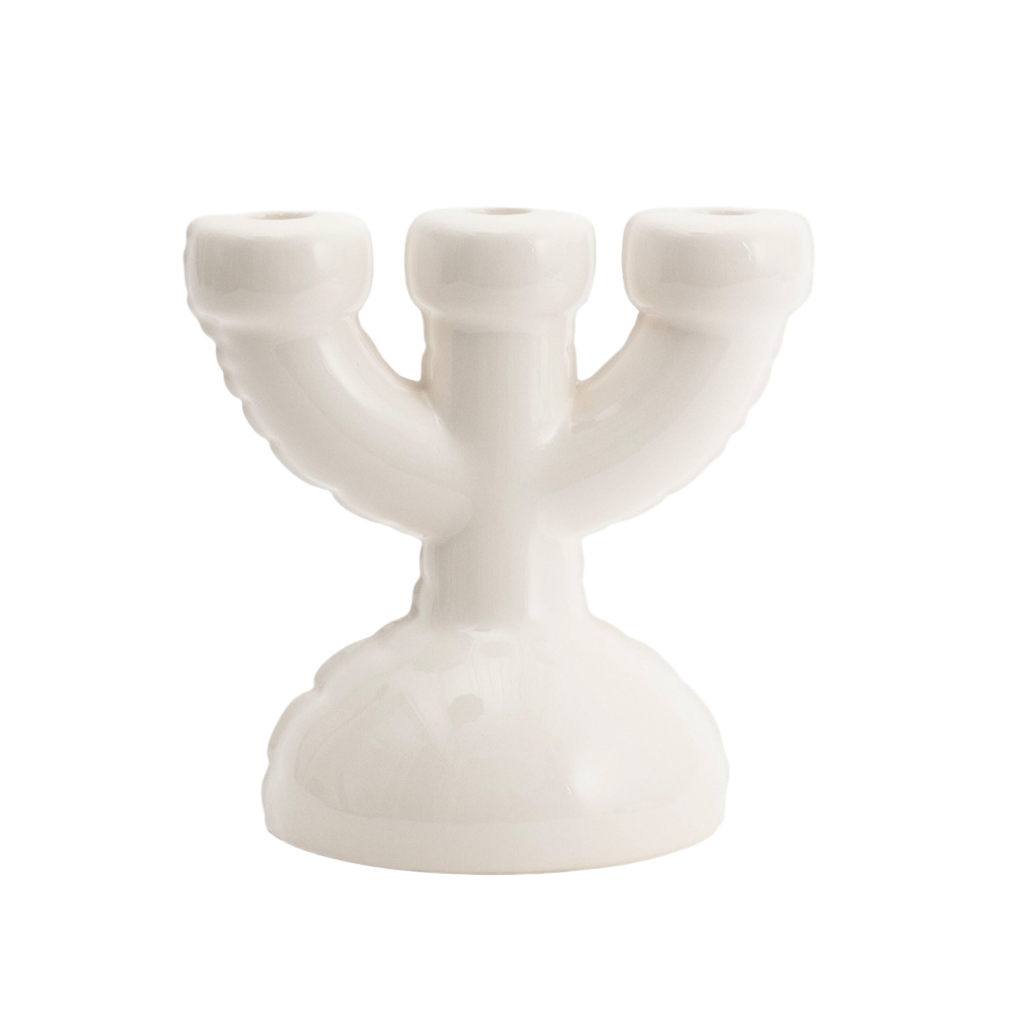 Candelabra 'ERIC' Bone Gloss
