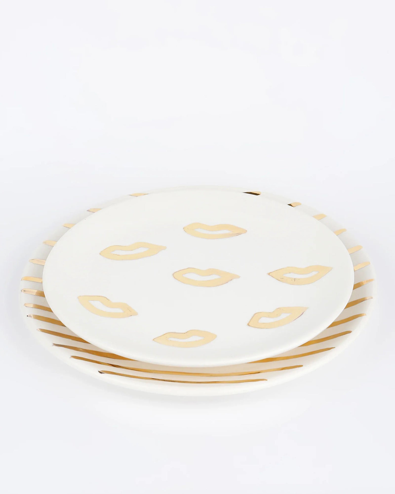 Gold Kiss Plate