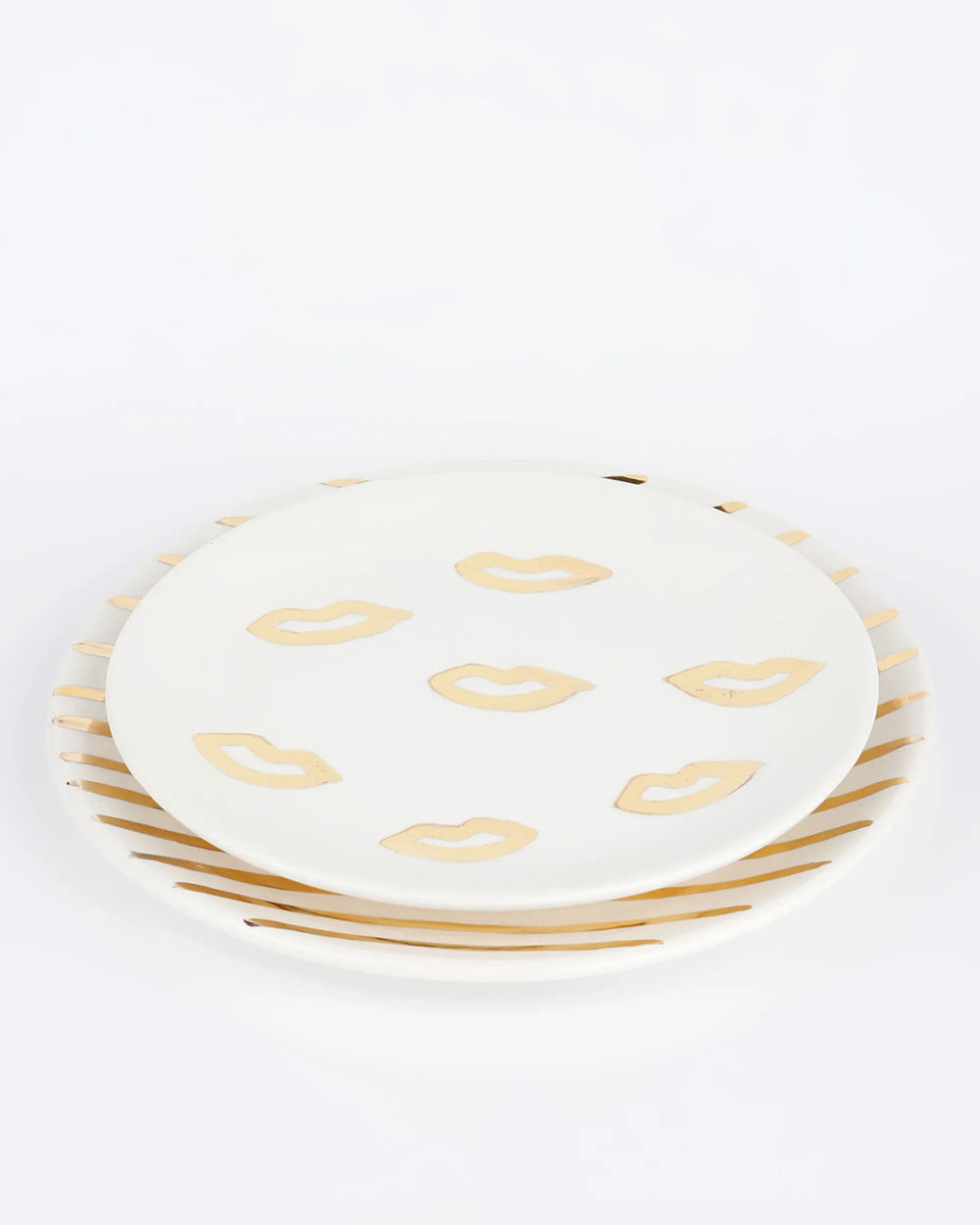 Gold Kiss Plate