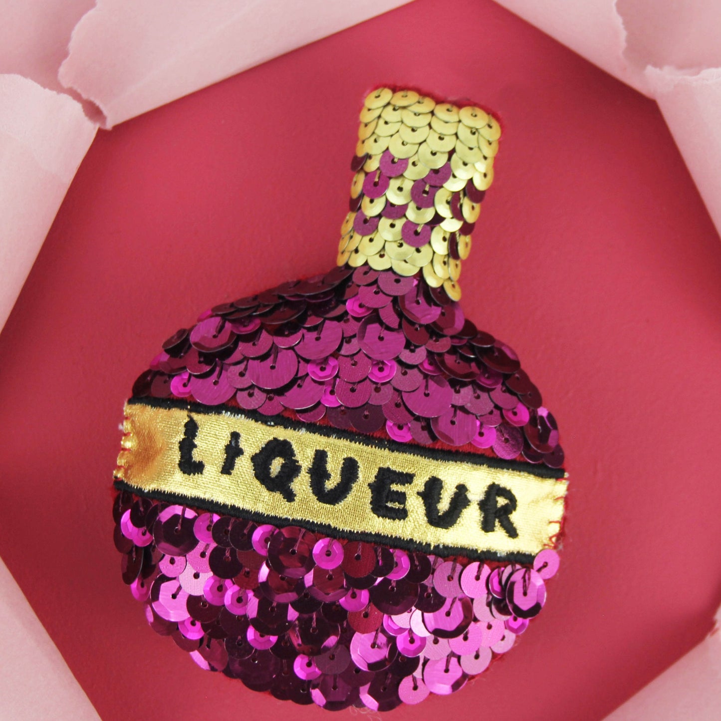 Luxury Liqueur Sequin Hanging Ornament