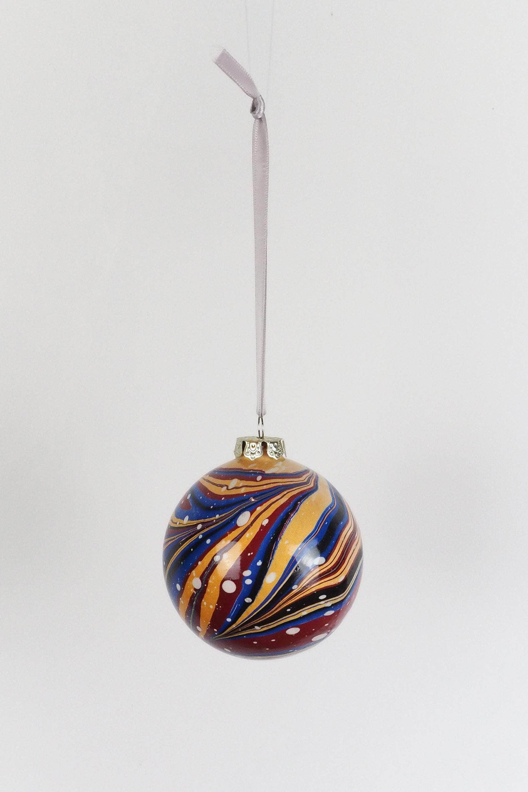 Large Kilim Marbled Bauble