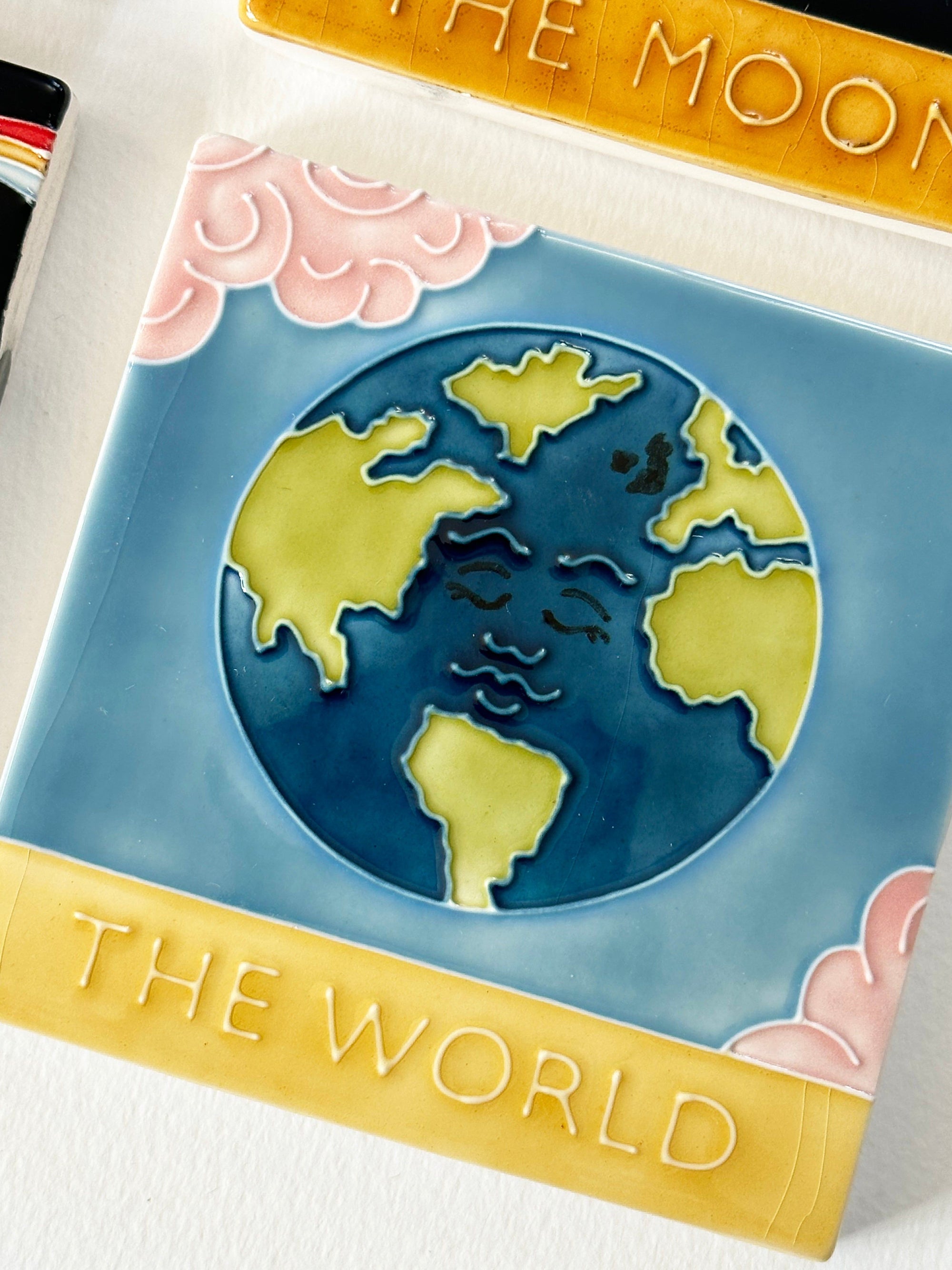 Tarot Ceramic Coaster Set