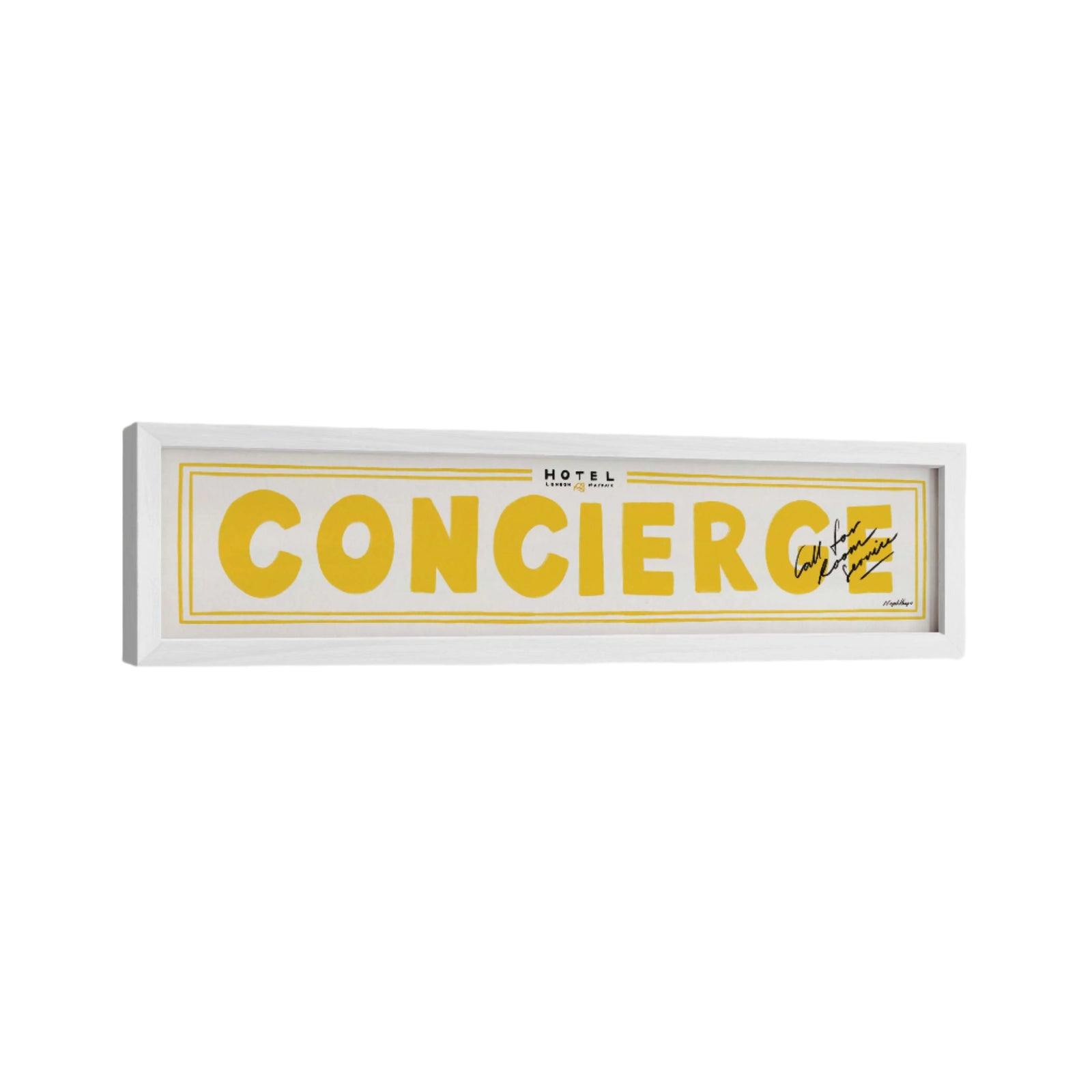 Concierge Panoramic Framed Print