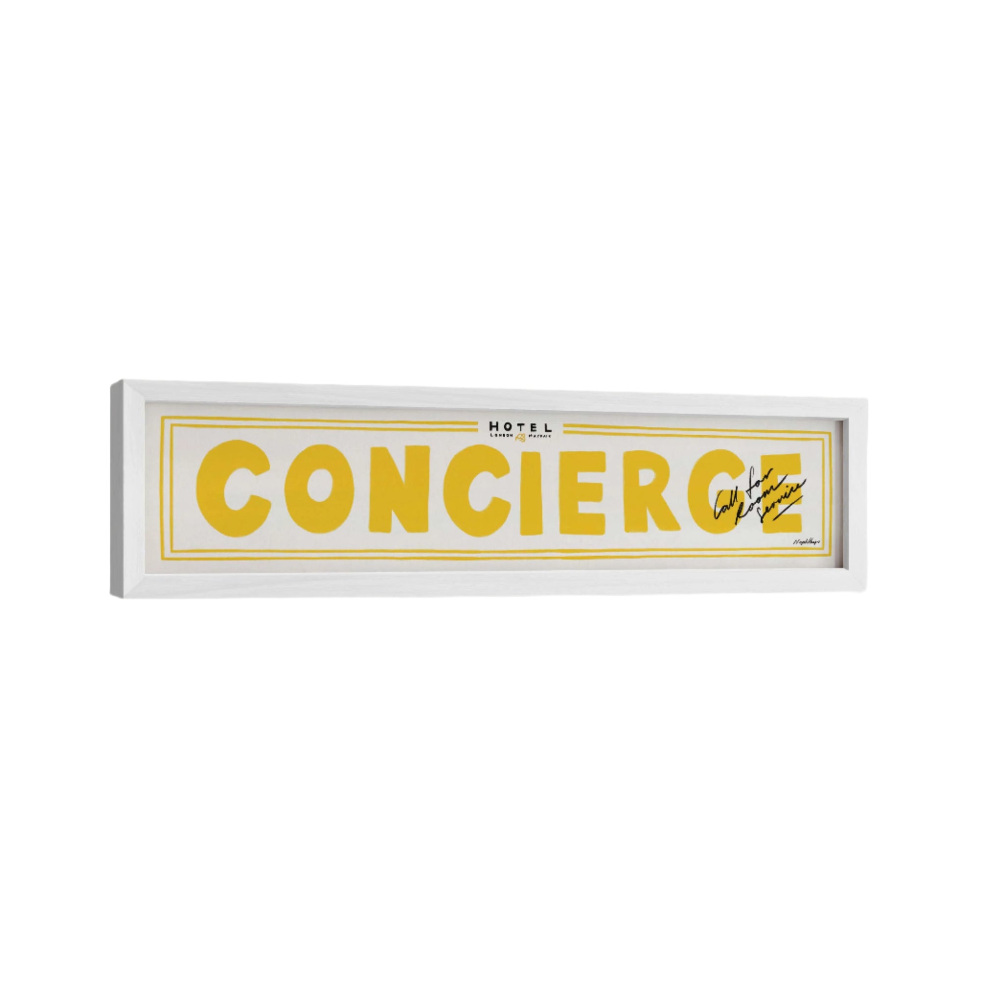 Concierge Panoramic Framed Print