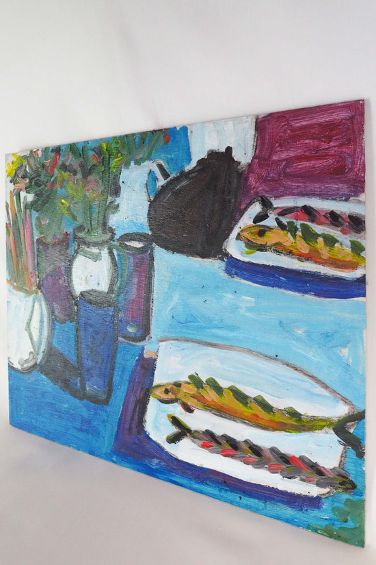 Oil on Board Still Life Painting