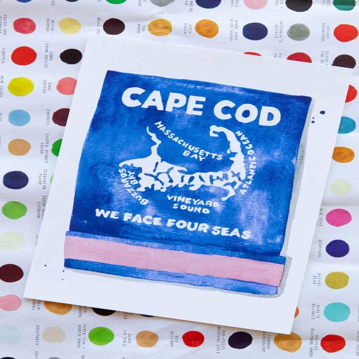 Cape Cod Matchbook Print