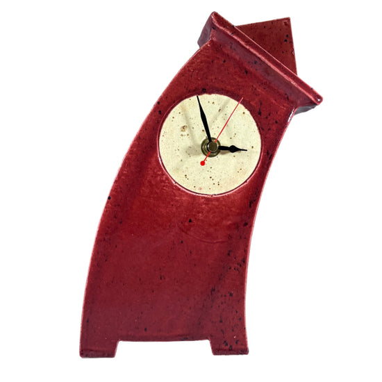 Wonky Ceramic Mantel Clock