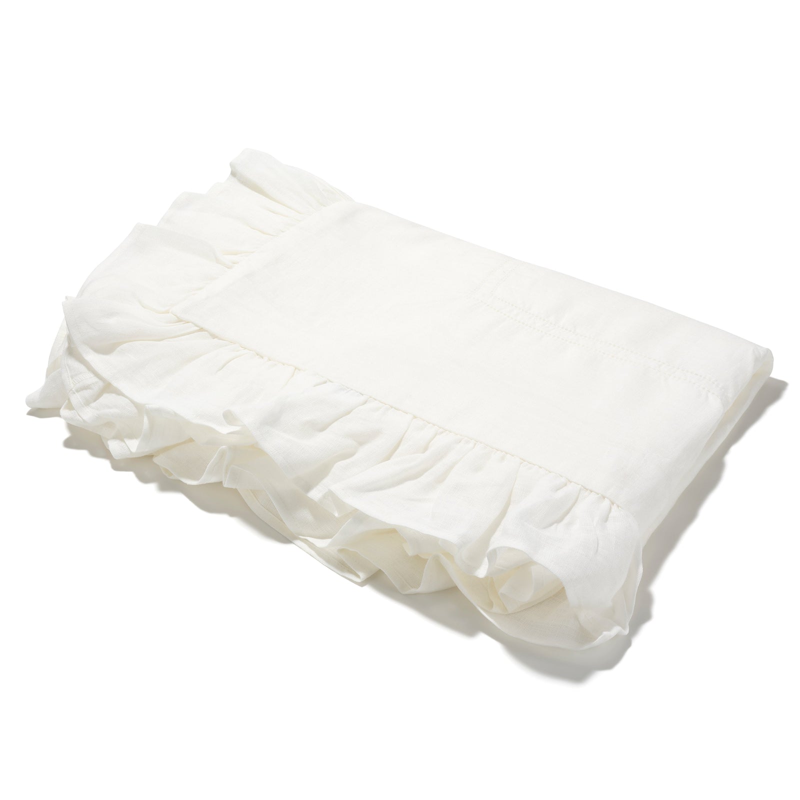 Ruffle Child's Size Duvet Cover and Pillowcase Set