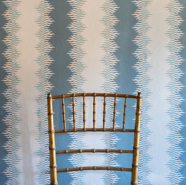 Crimped Stripe - Stone Blue