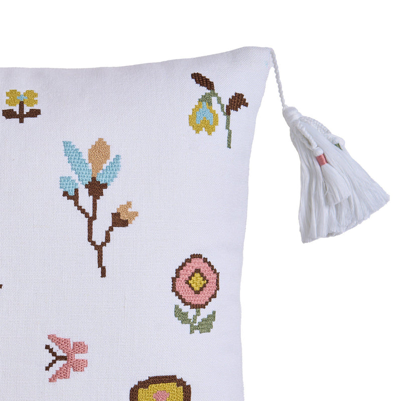 Pixel Florals Cushion Cover