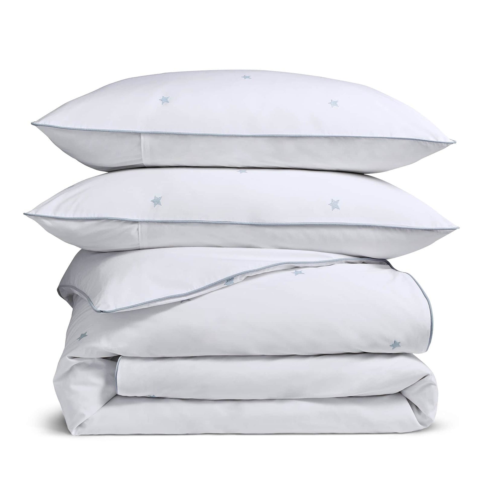 Luxury Organic Cotton Ocean Blue Amongst The Stars Bedding Set