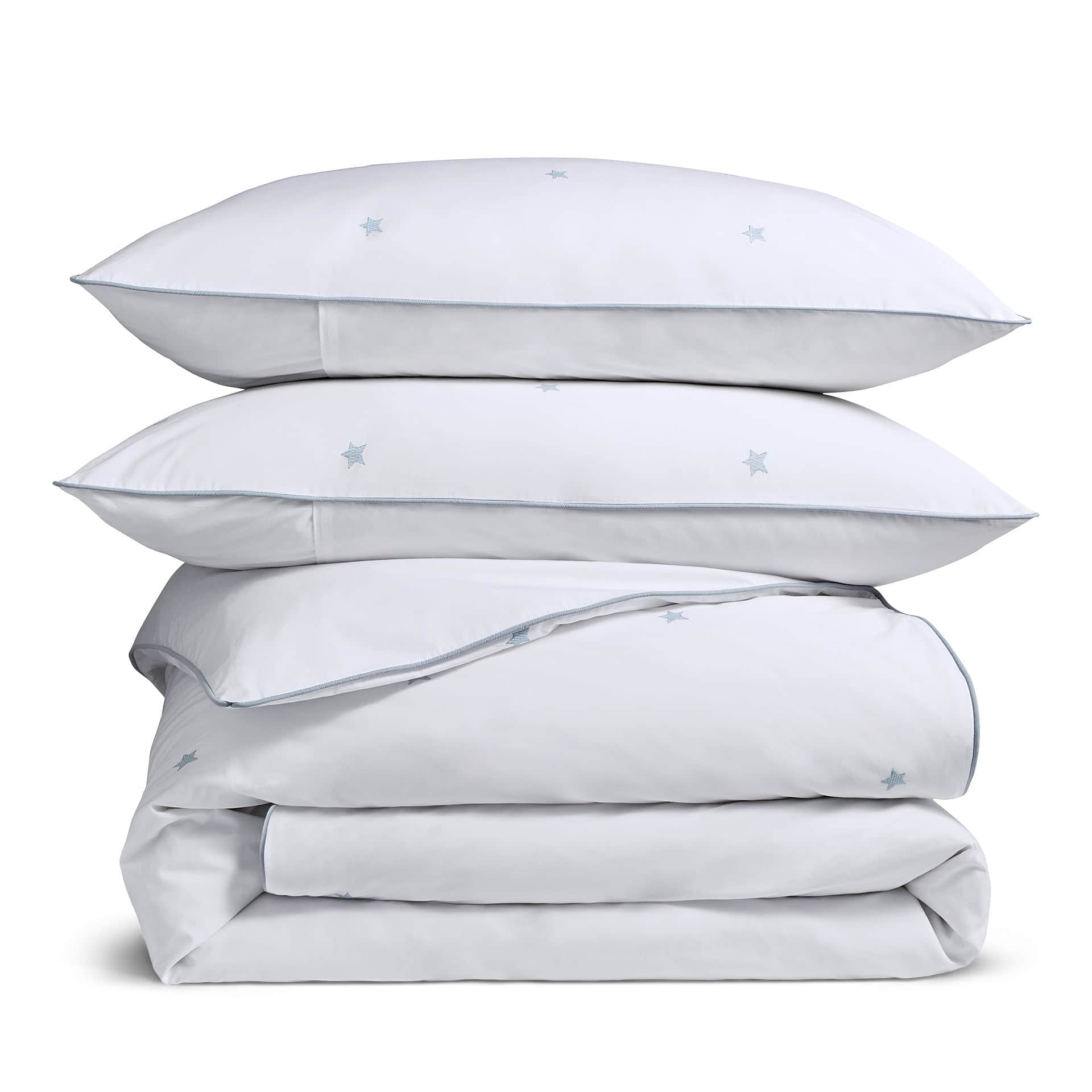 Luxury Organic Cotton Ocean Blue Amongst The Stars Bedding Set