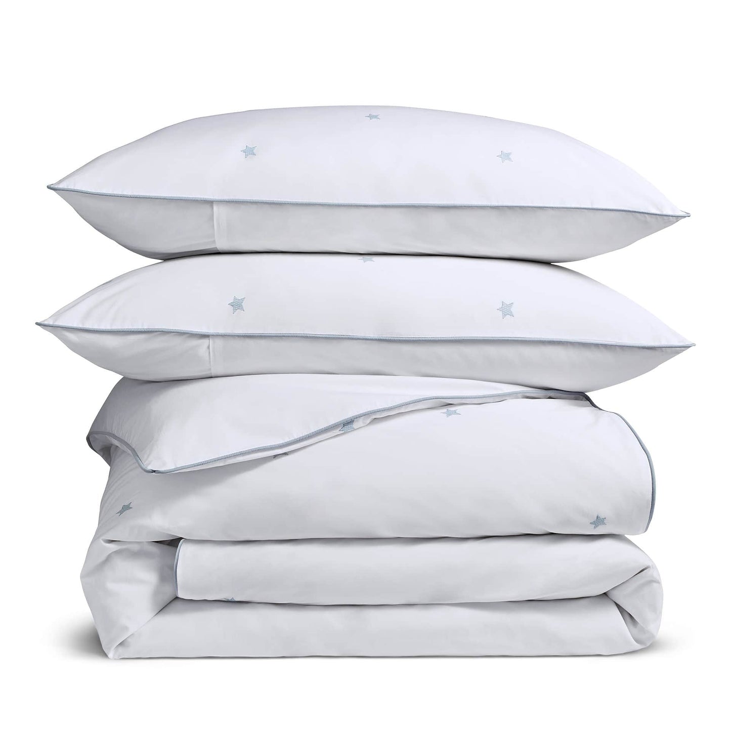 Luxury Organic Cotton Ocean Blue Amongst The Stars Bedding Set