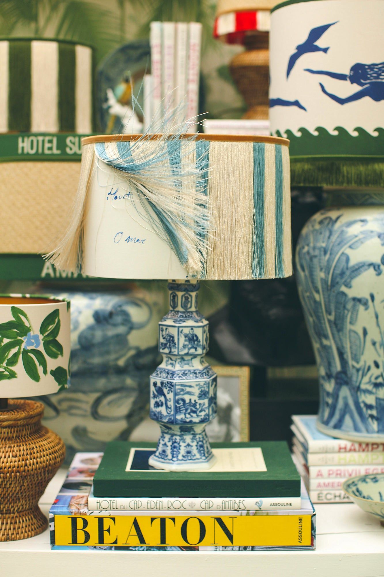 Palais x Hôtel Magique Lampshade Ava Light Blue