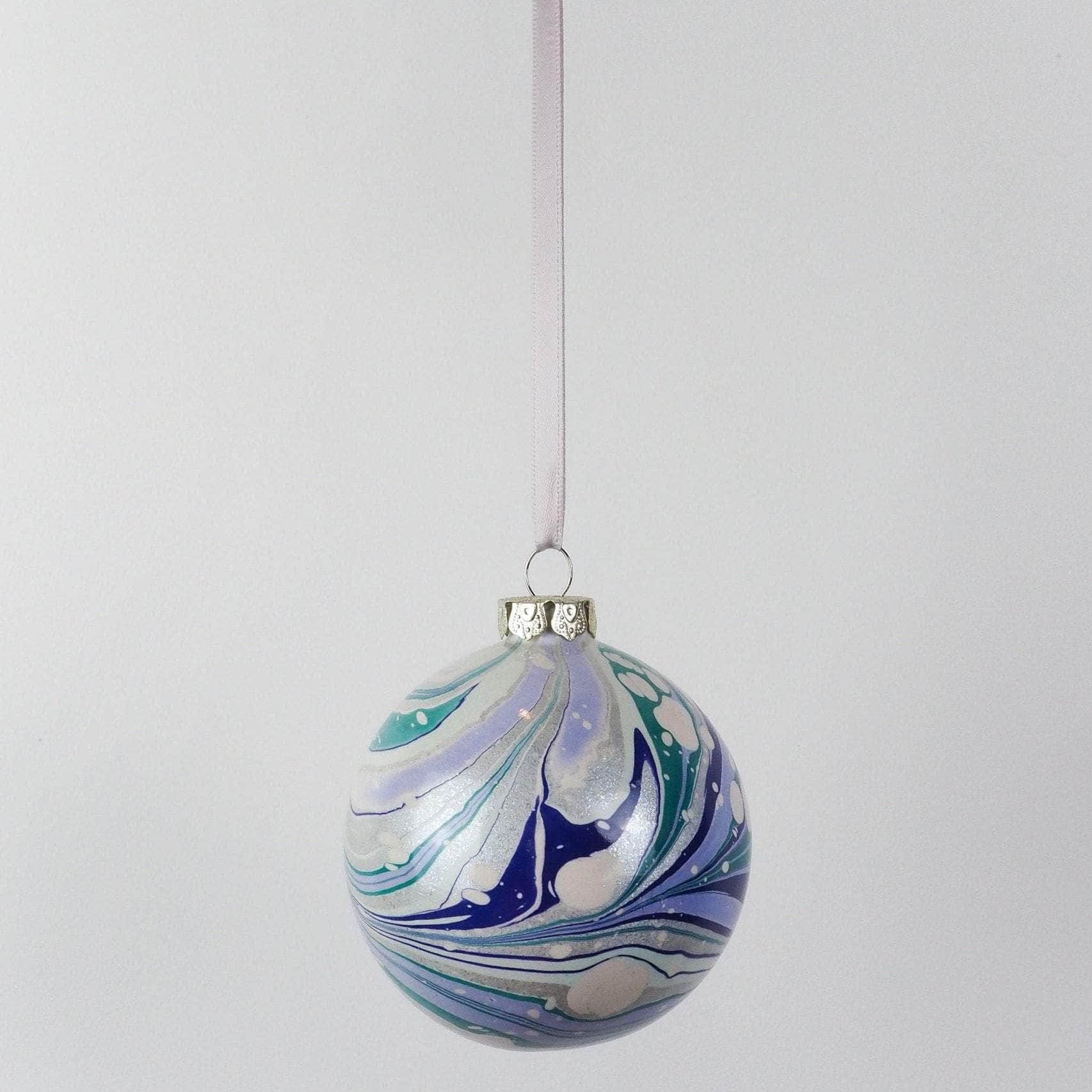 Large Glacier Marbled Bauble