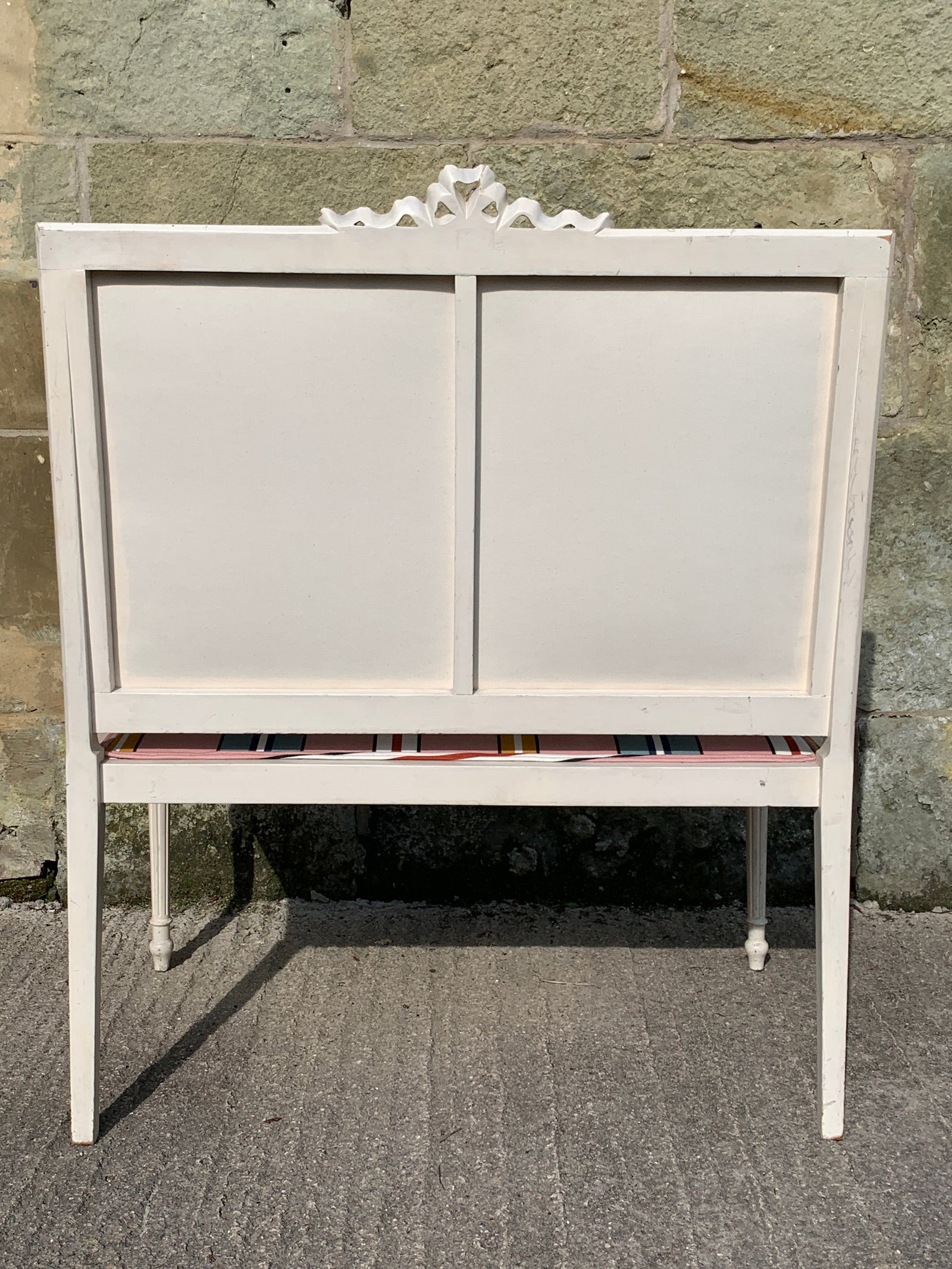 DAISY – Antique French Settee Neo-Classical style with Ottoline Fabric