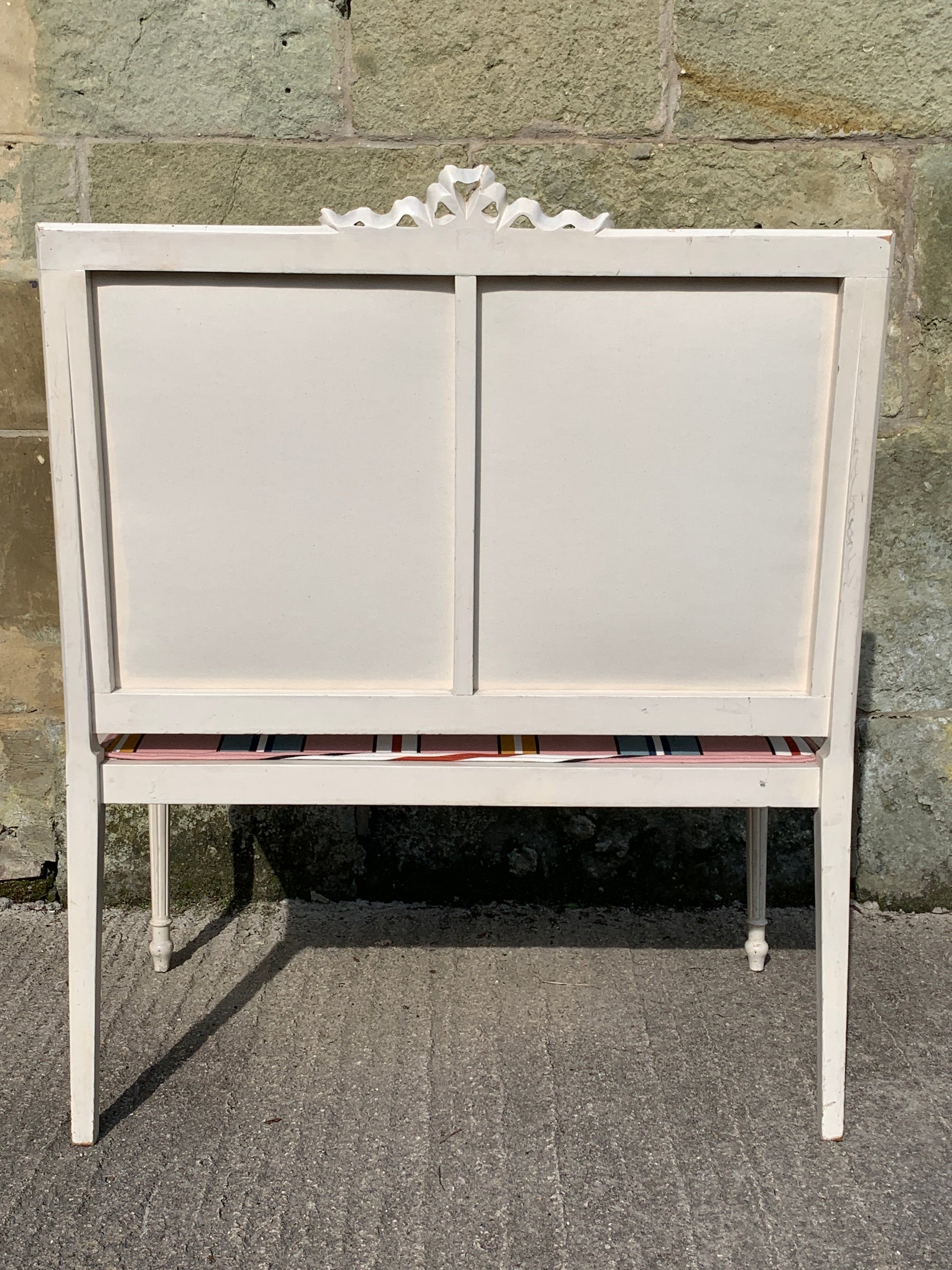 DAISY – Antique French Settee Neo-Classical style with Ottoline Fabric