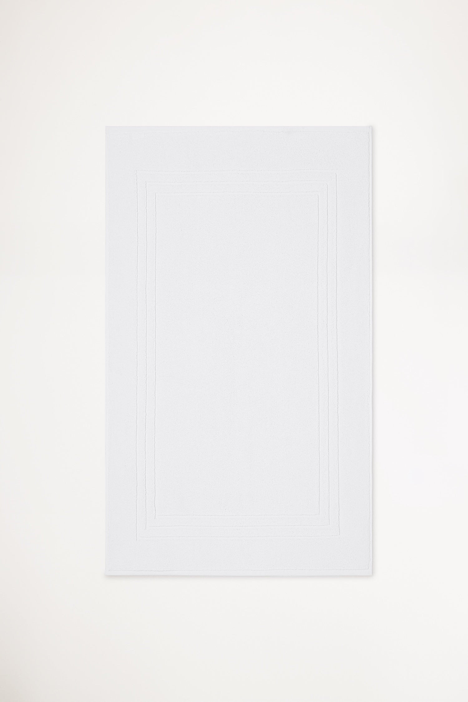 Organic Cotton Bath Mat - Classic White