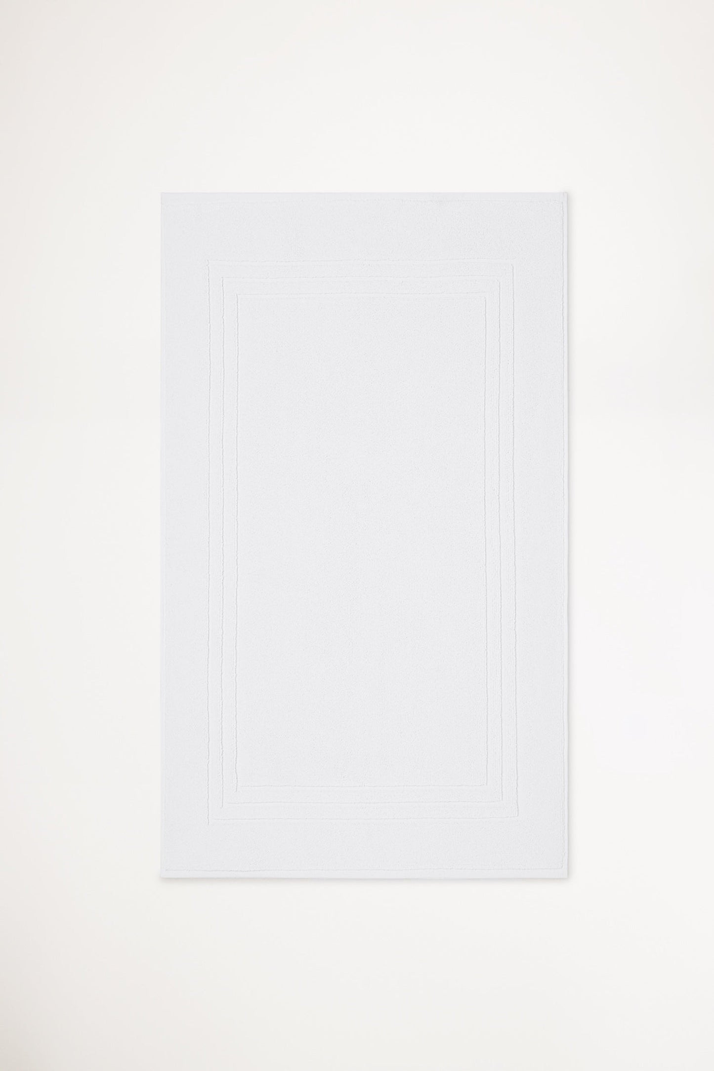 Organic Cotton Bath Mat - Classic White