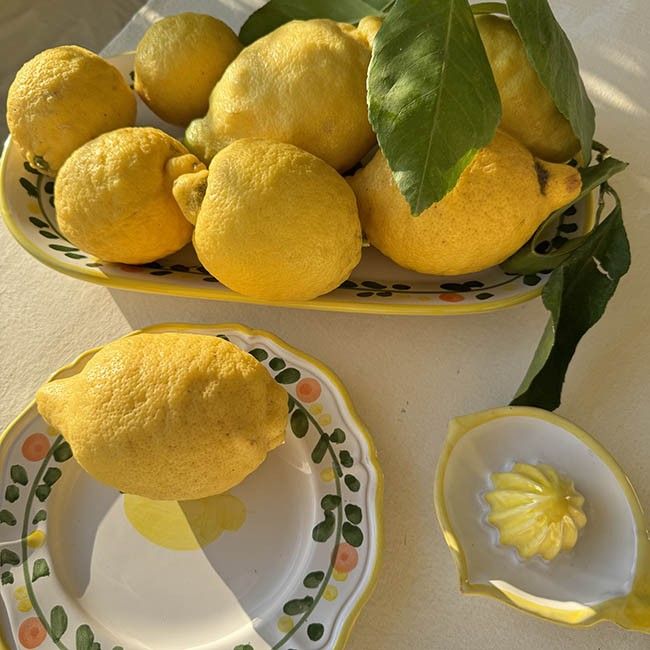 Ravello Lemon Plate 18cm