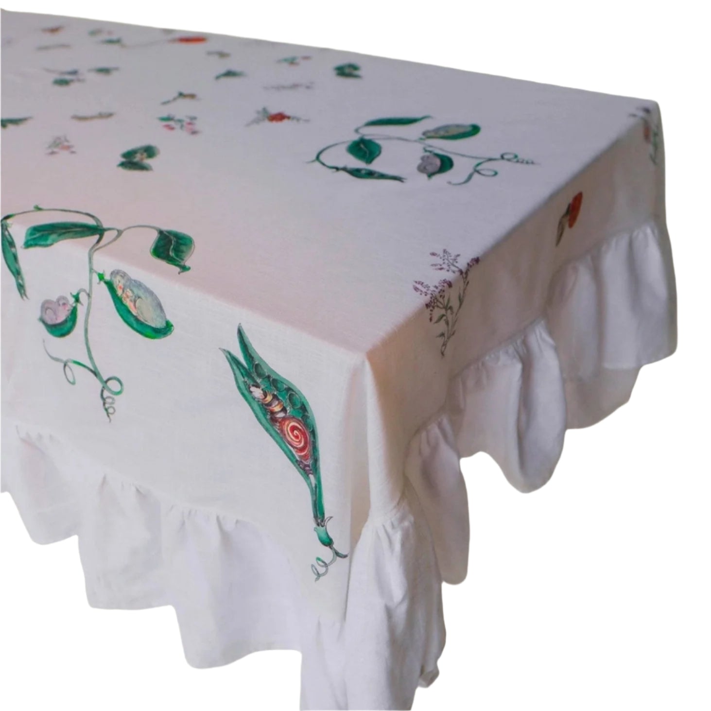 Eat the Seasons Organic Cotton Tablecloth