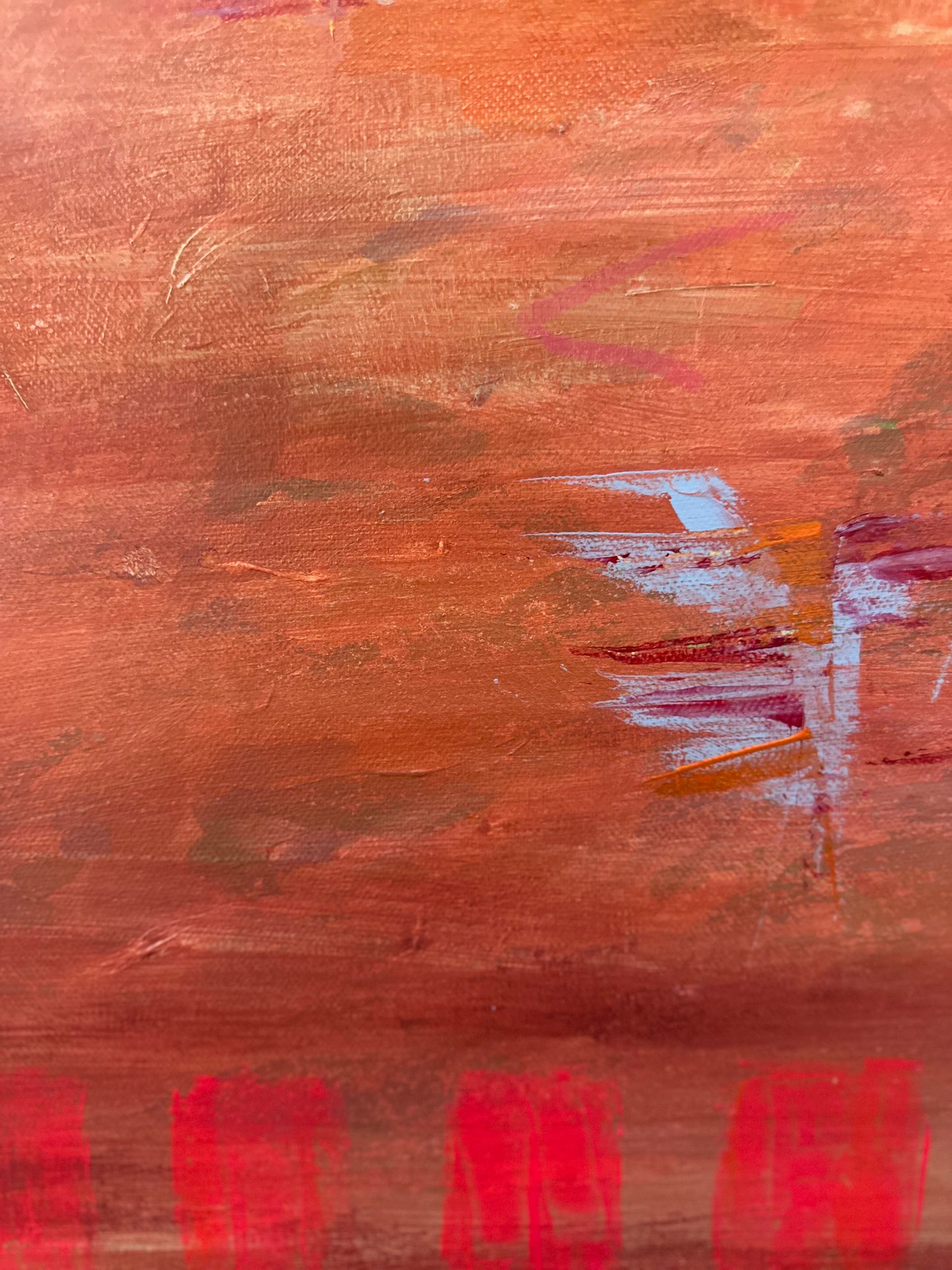 Red Sky at Night Painting