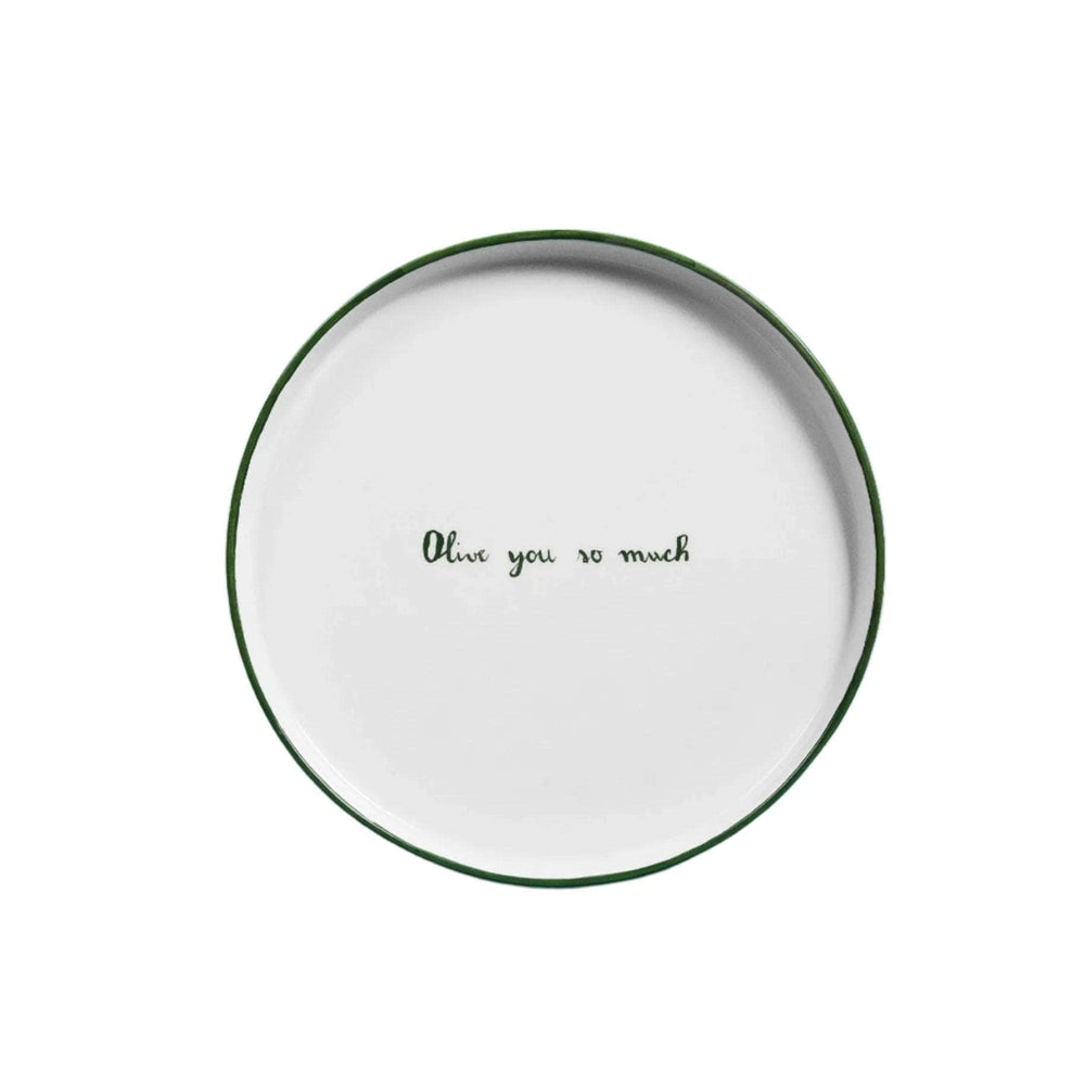 Olive You So Much Plate