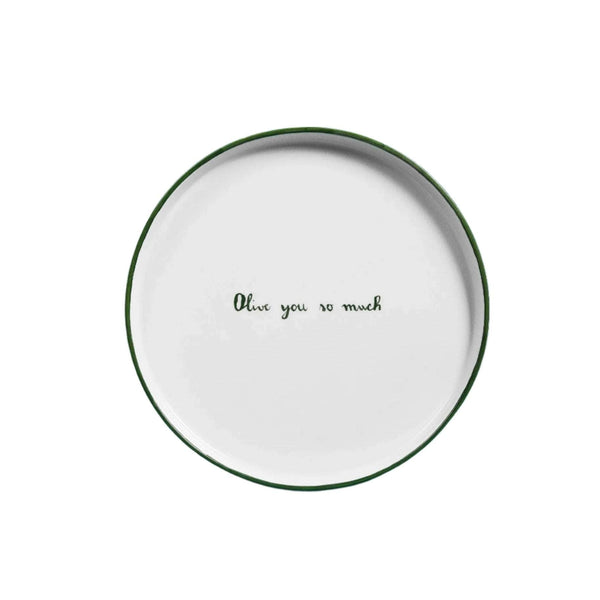 Olive You So Much Plate