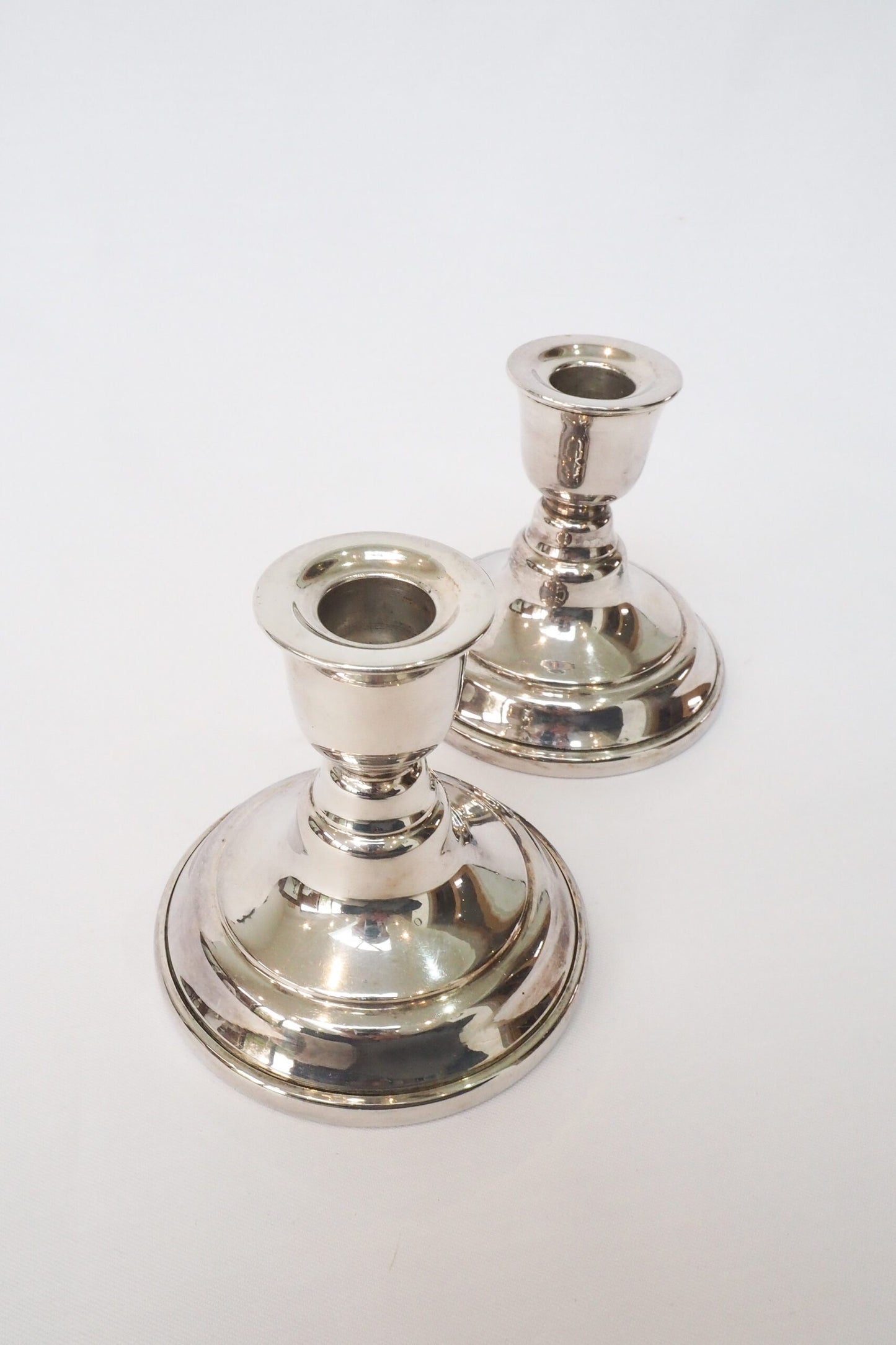 Vintage Silver Plated Candlesticks