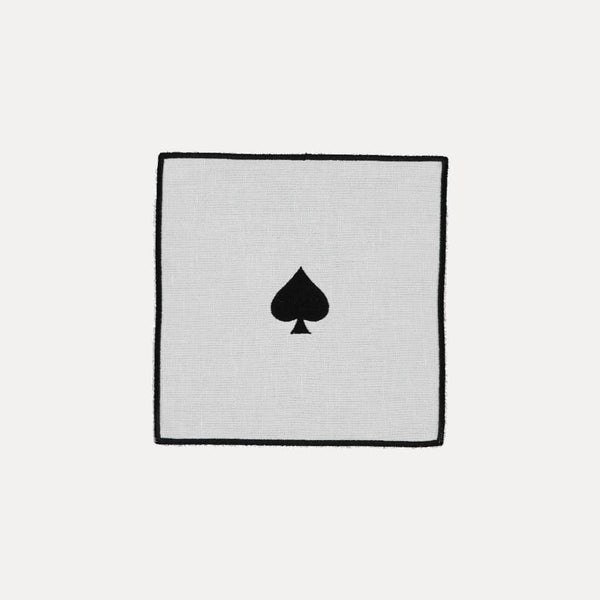Cocktail Napkin, Suit (of Cards), Spades