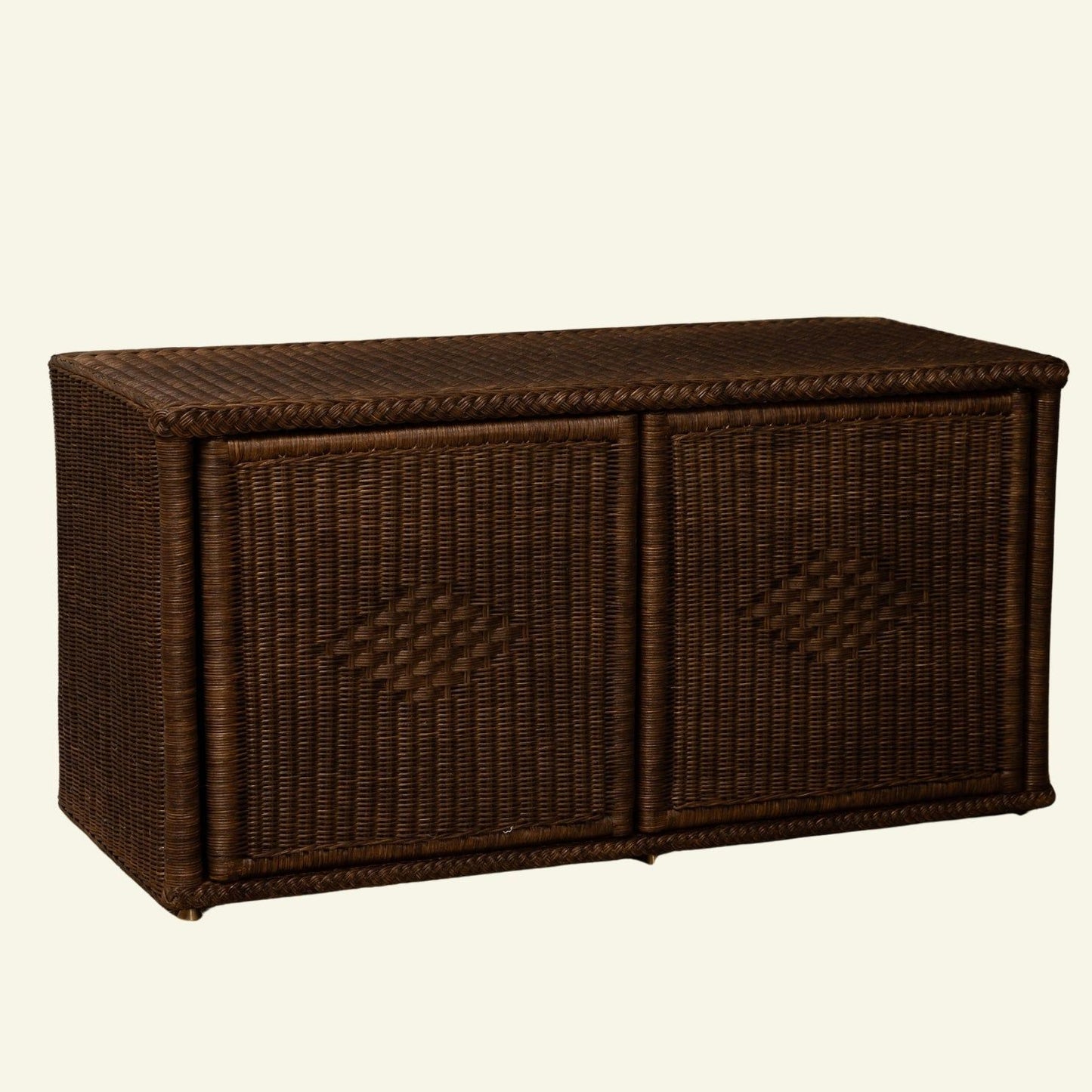 Peti Rattan Storage Bench