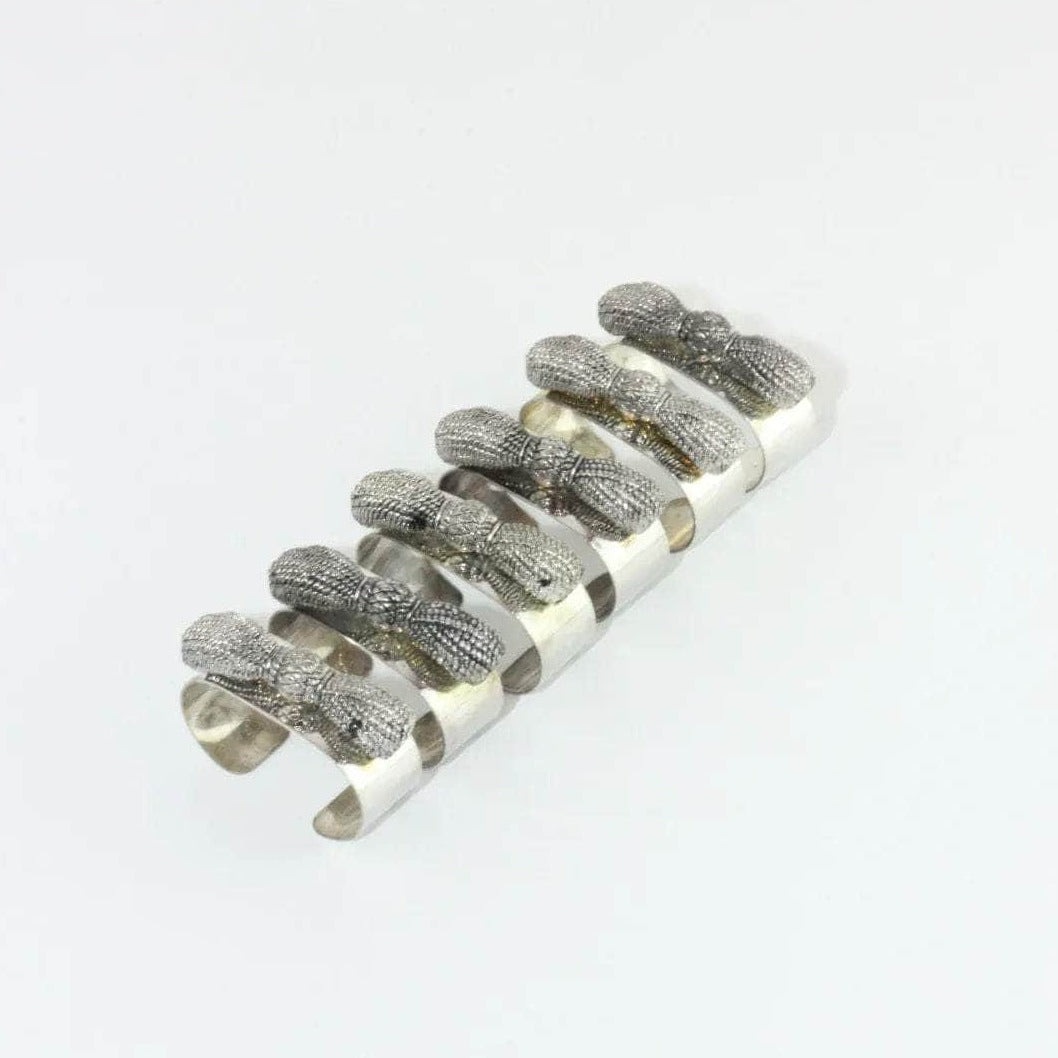 Bow Napkin Rings - Set Of Six